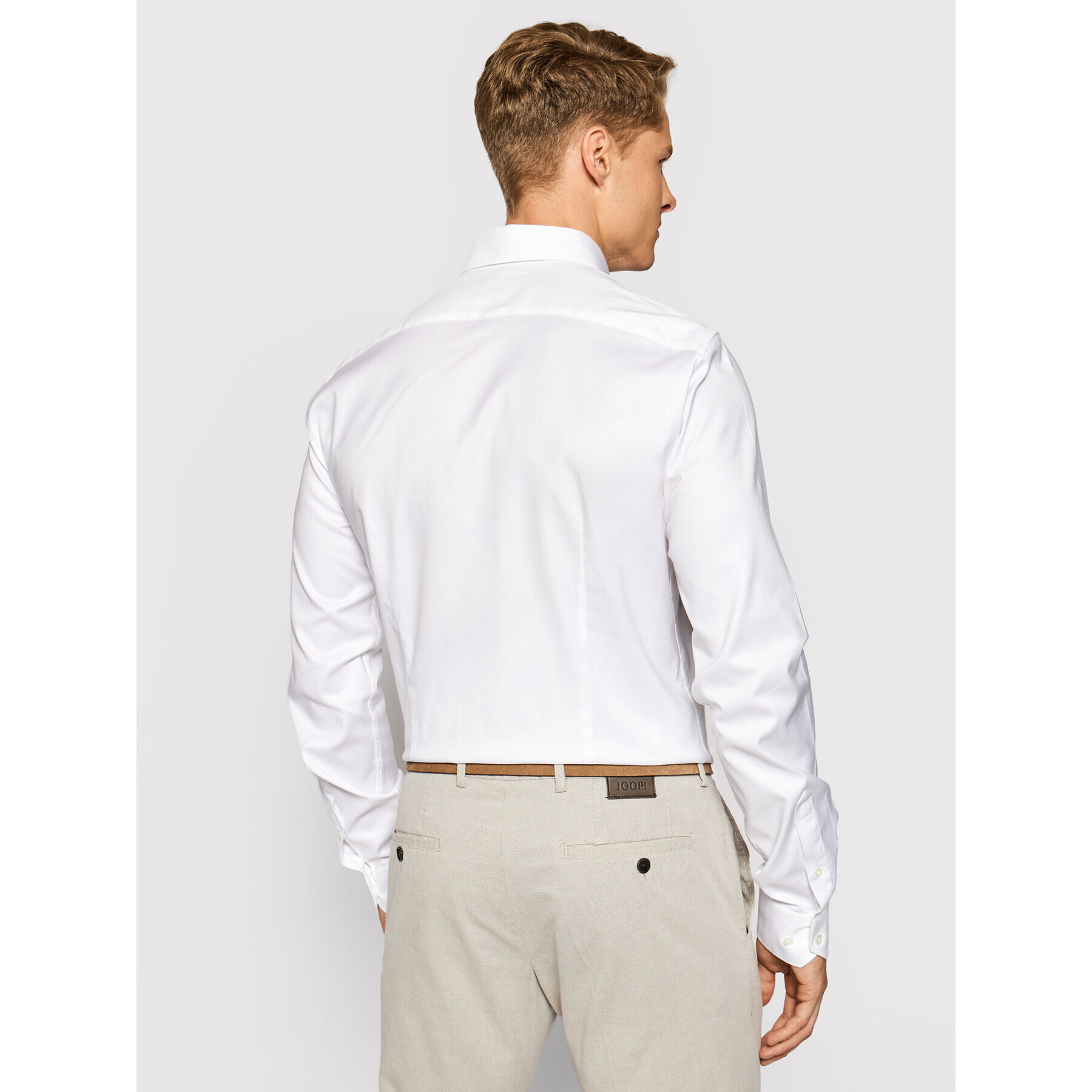 Tommy Hilfiger Риза TT0TT01941 Бял Slim Fit - Pepit.bg