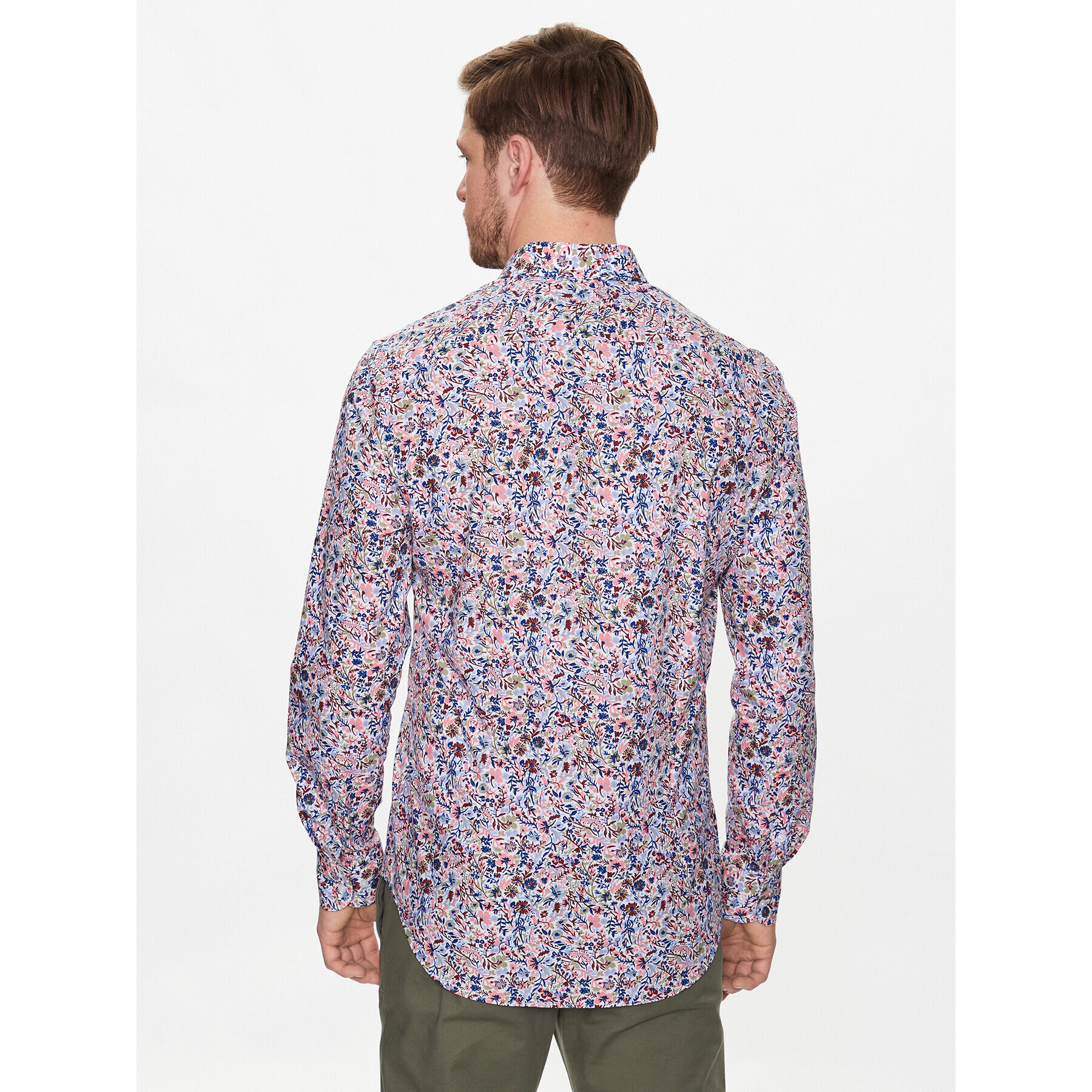 Tommy Hilfiger Риза Wild Flower Print MW0MW30606 Цветен Slim Fit - Pepit.bg