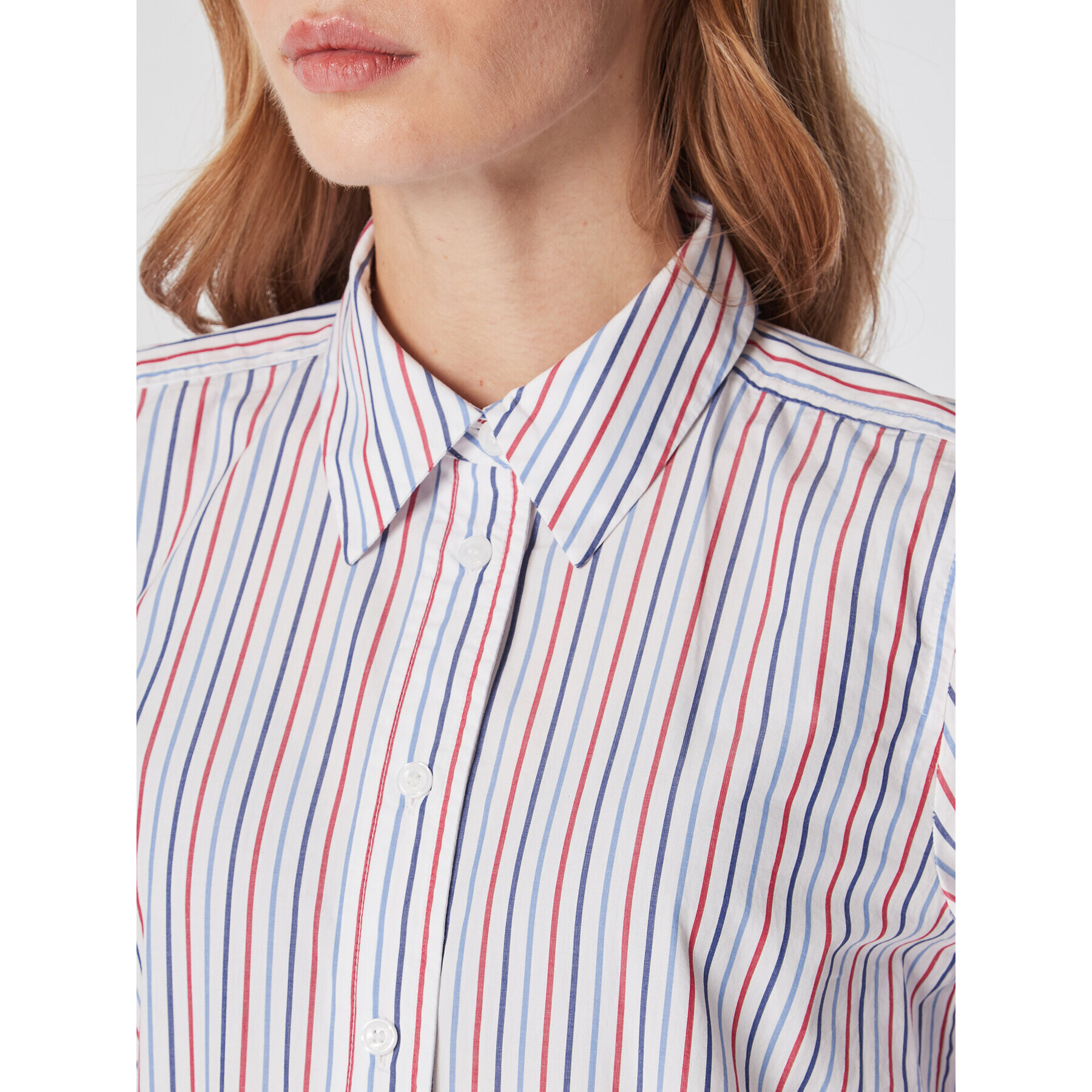 Tommy Hilfiger Риза WW0WW37132 Бял Regular Fit - Pepit.bg