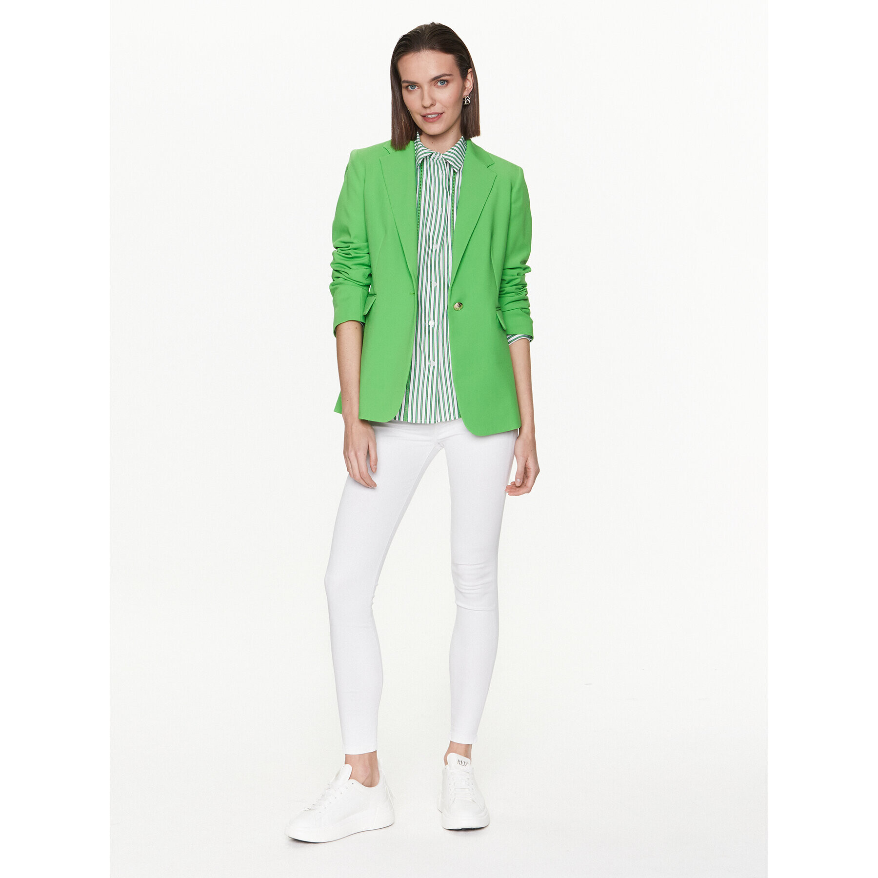 Tommy Hilfiger Риза WW0WW37996 Зелен Relaxed Fit - Pepit.bg