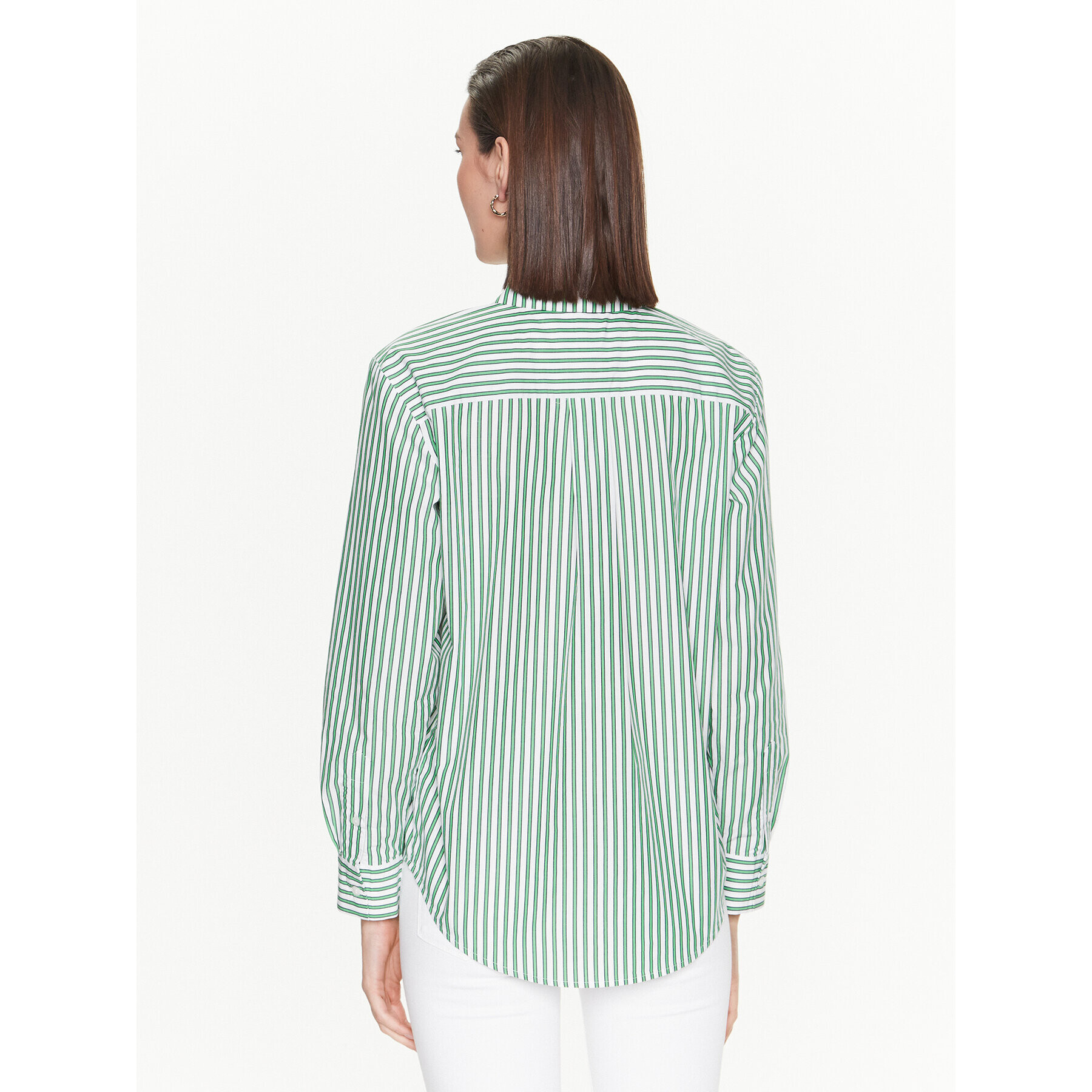 Tommy Hilfiger Риза WW0WW37996 Зелен Relaxed Fit - Pepit.bg