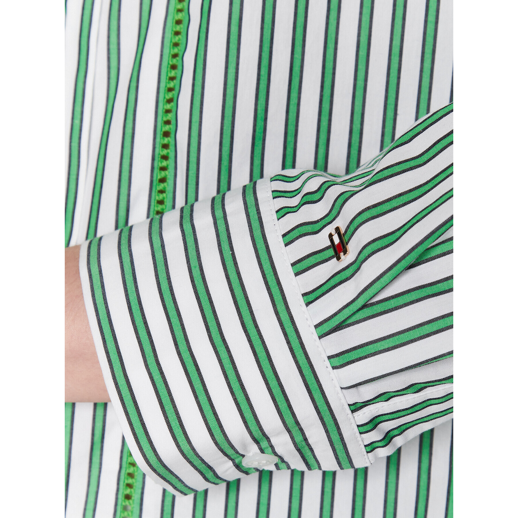 Tommy Hilfiger Риза WW0WW37996 Зелен Relaxed Fit - Pepit.bg