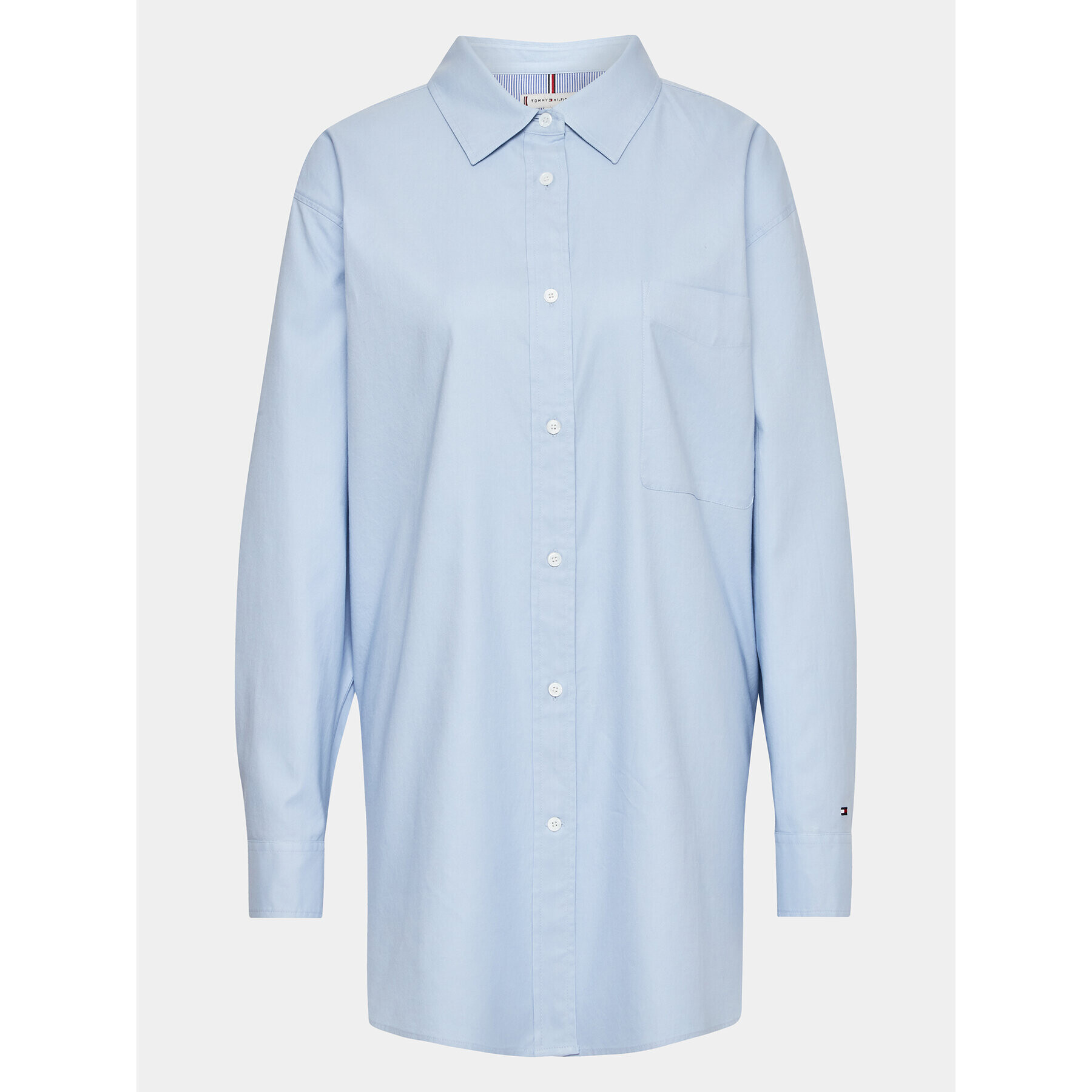 Tommy Hilfiger Риза WW0WW38968 Син Oversize - Pepit.bg