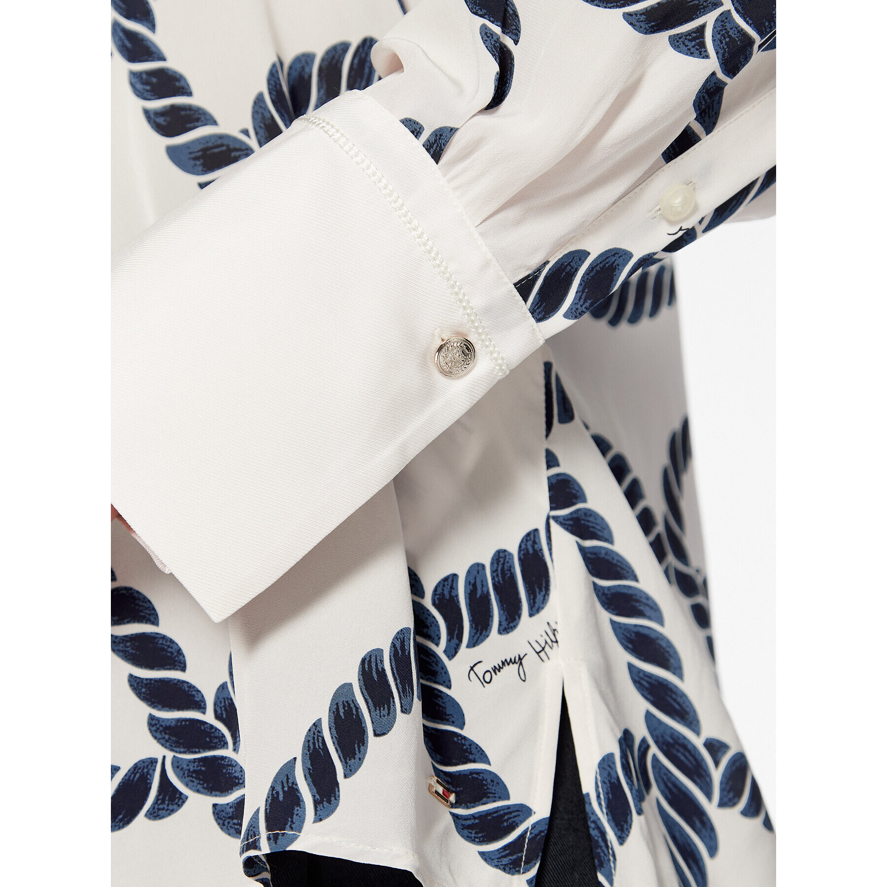 Tommy Hilfiger Риза WW0WW39337 Бял Relaxed Fit - Pepit.bg