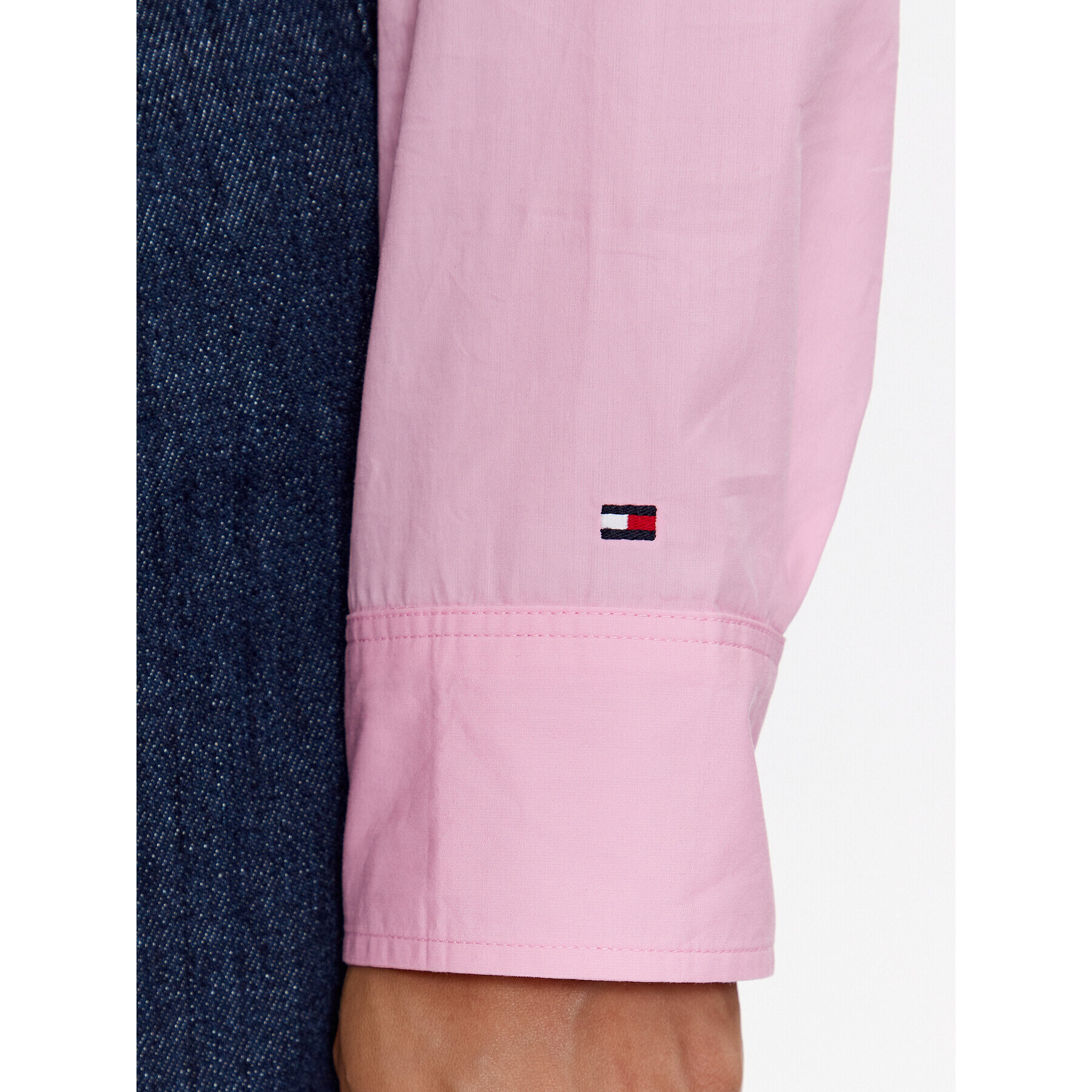 Tommy Hilfiger Риза WW0WW39401 Розов Regular Fit - Pepit.bg
