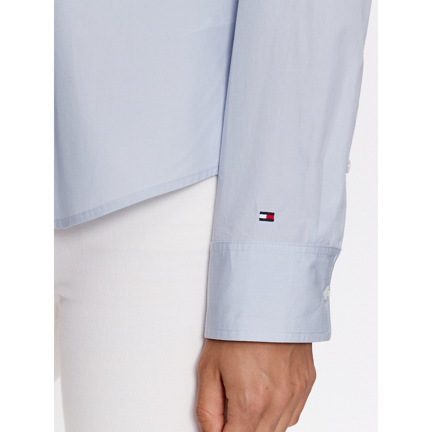 Tommy Hilfiger Риза WW0WW39401 Син Regular Fit - Pepit.bg