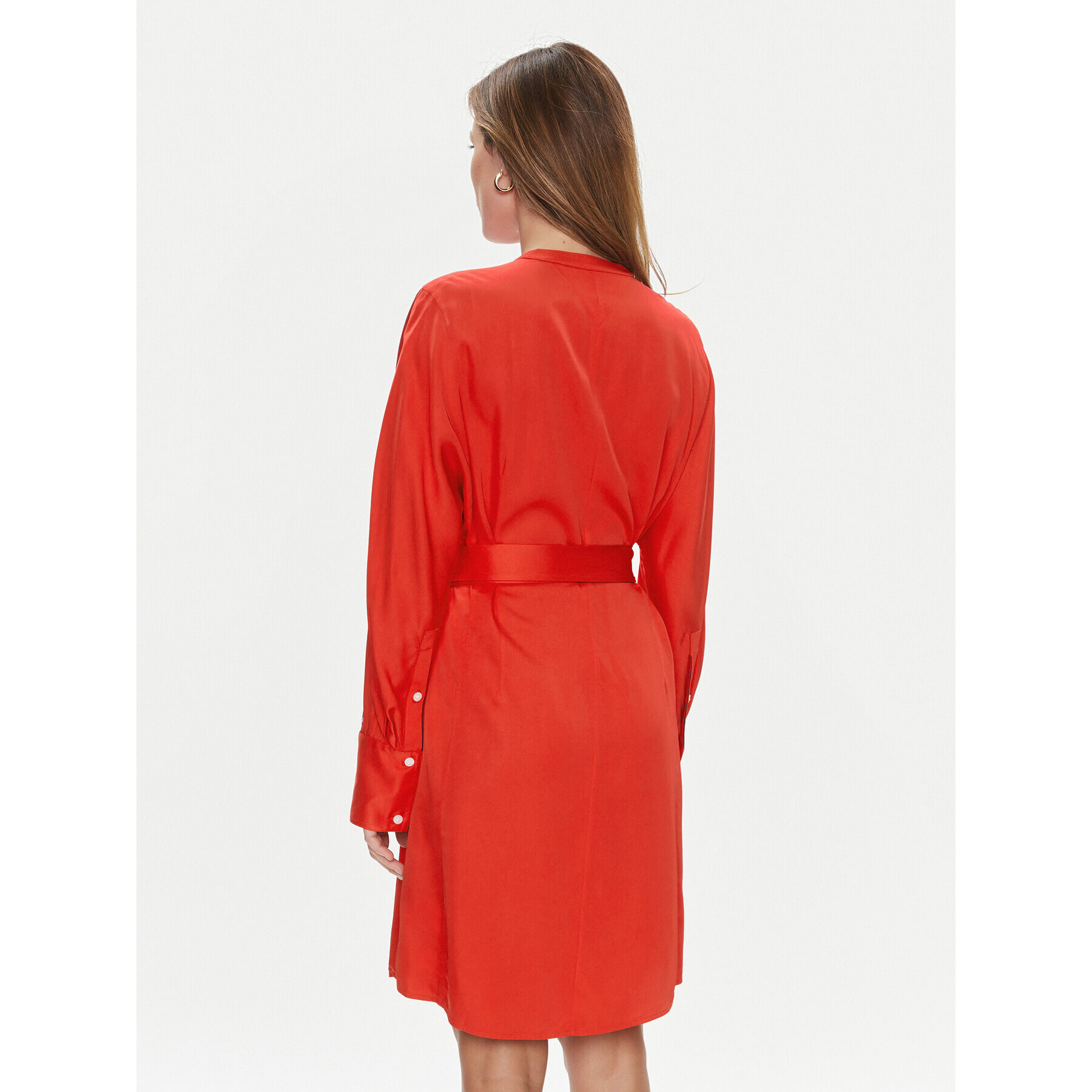 Tommy Hilfiger Рокля тип риза WW0WW40245 Червен Regular Fit - Pepit.bg