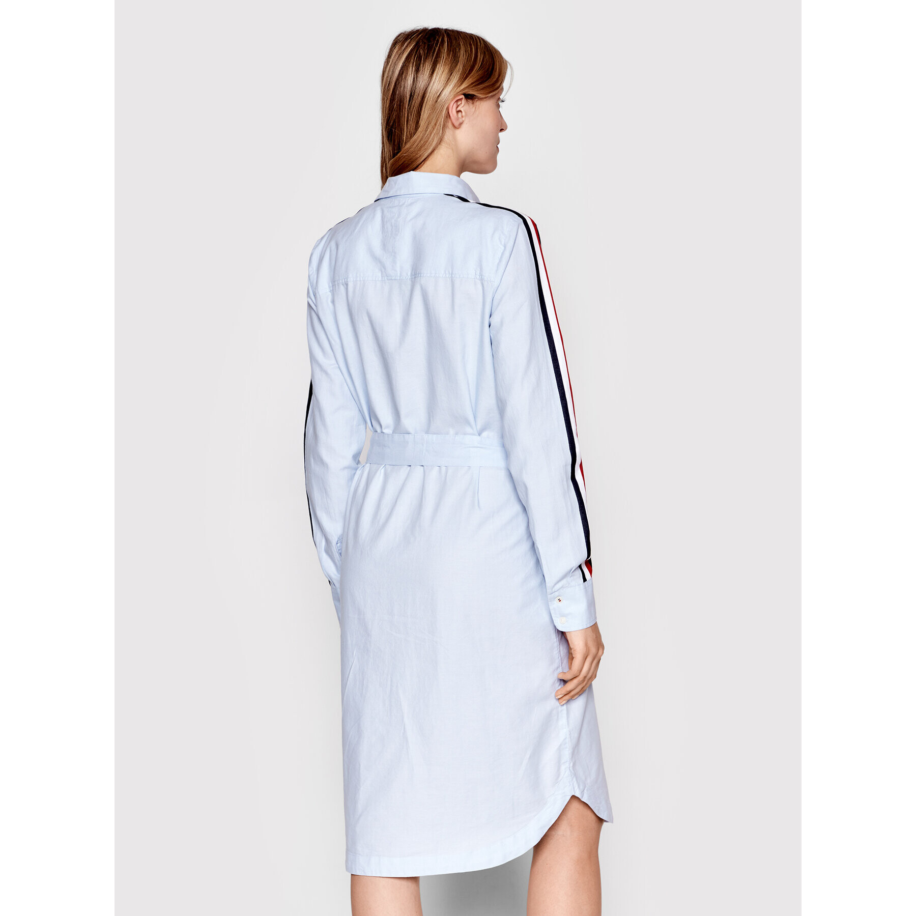 Tommy Hilfiger Рокля тип риза Monica WW0WW32363 Син Regular Fit - Pepit.bg