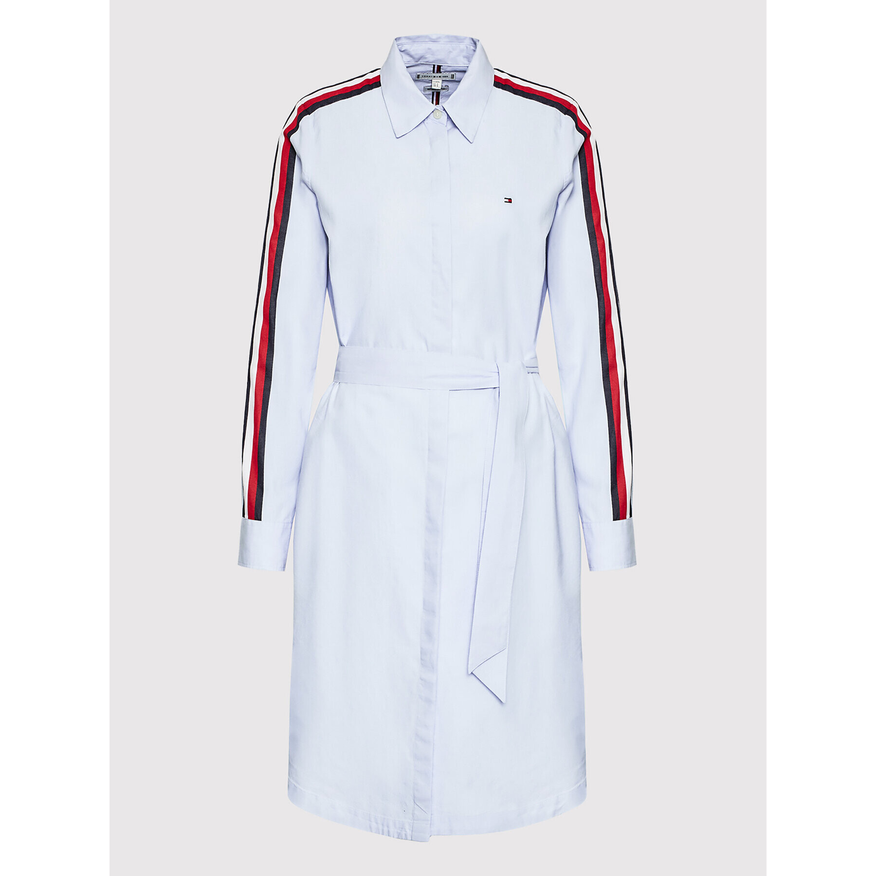 Tommy Hilfiger Рокля тип риза Monica WW0WW32363 Син Regular Fit - Pepit.bg