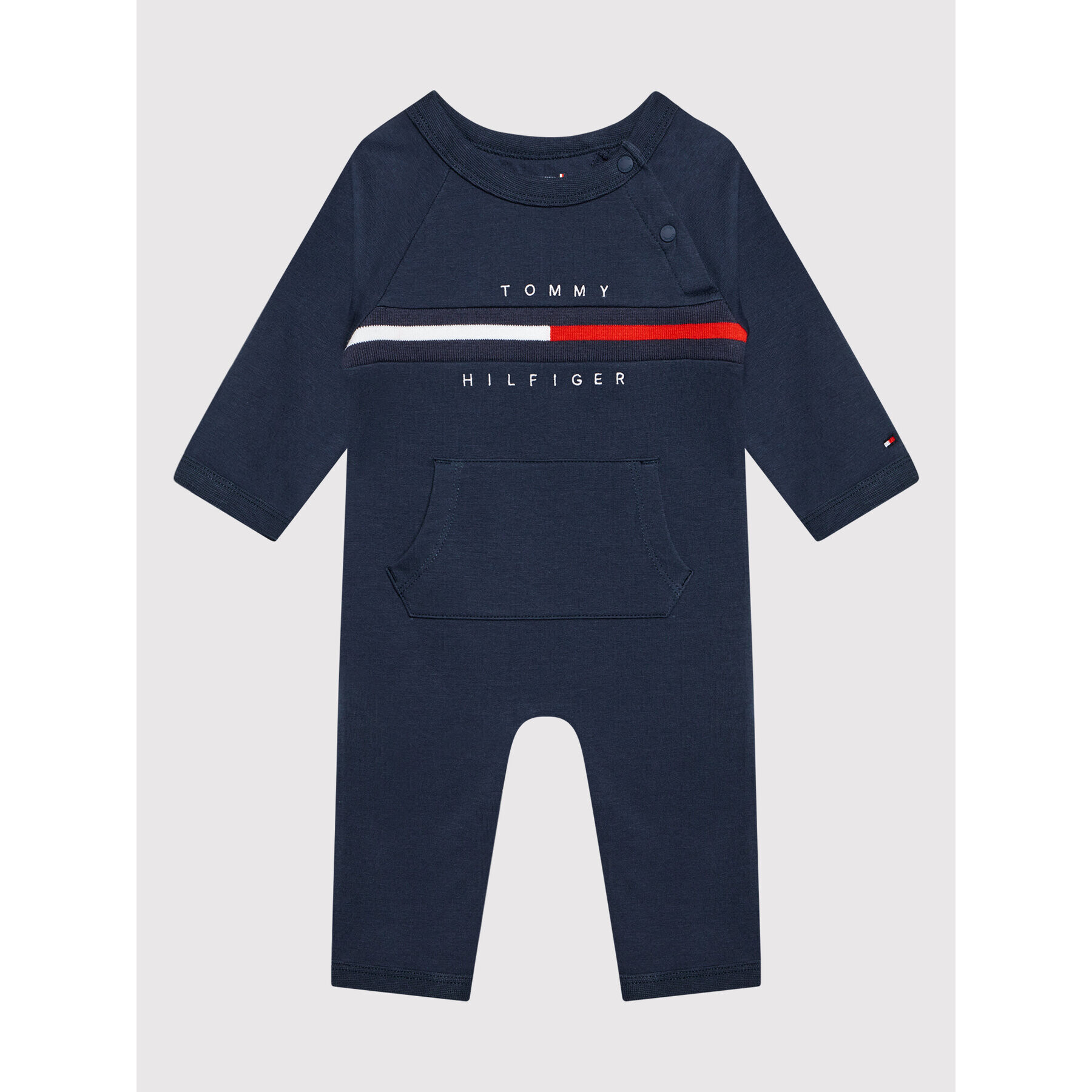 Tommy Hilfiger Ромпер KN0KN01395 Тъмносин Regular Fit - Pepit.bg