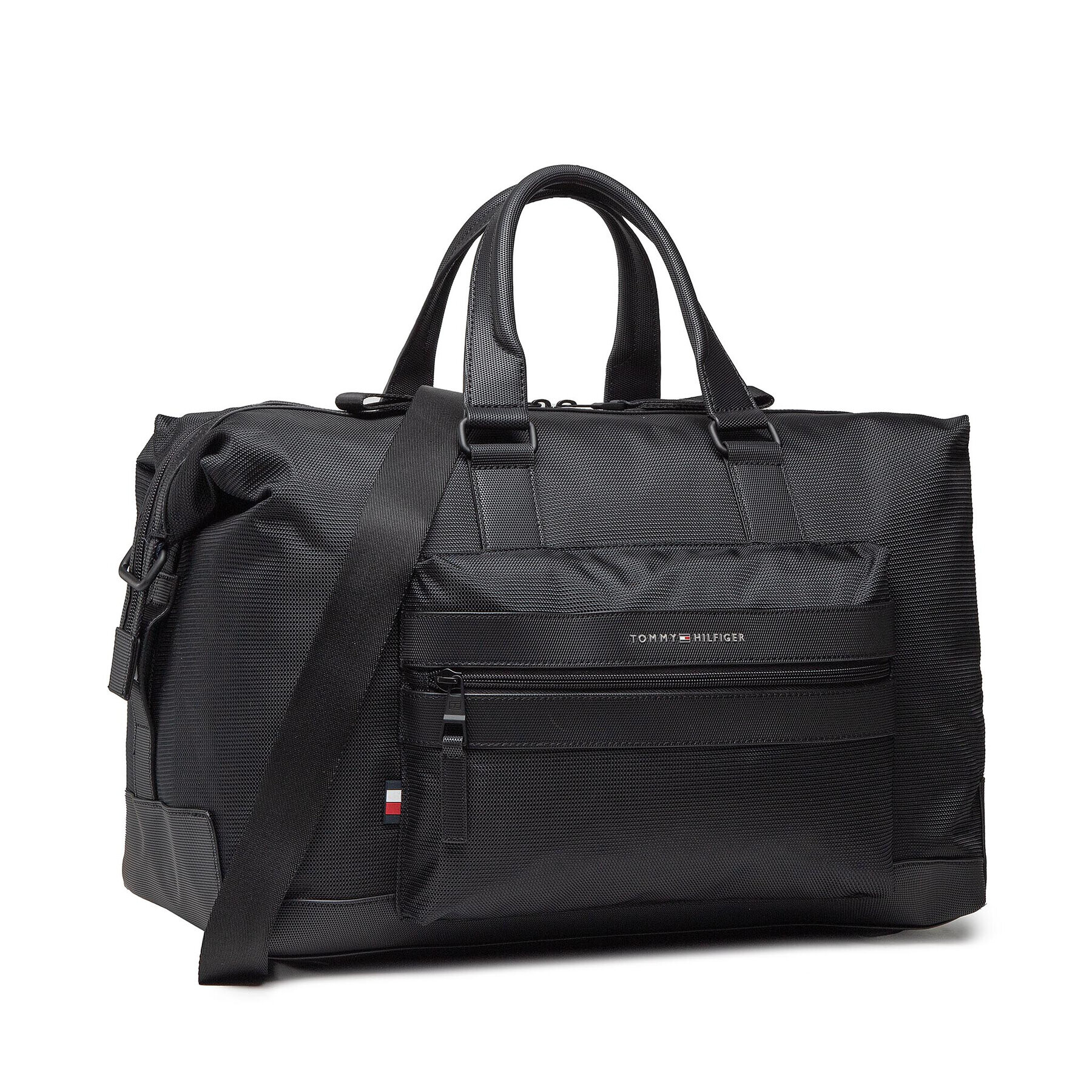 Tommy Hilfiger Сак Elevated Nylon Weekender AM0AM07582 Черен - Pepit.bg