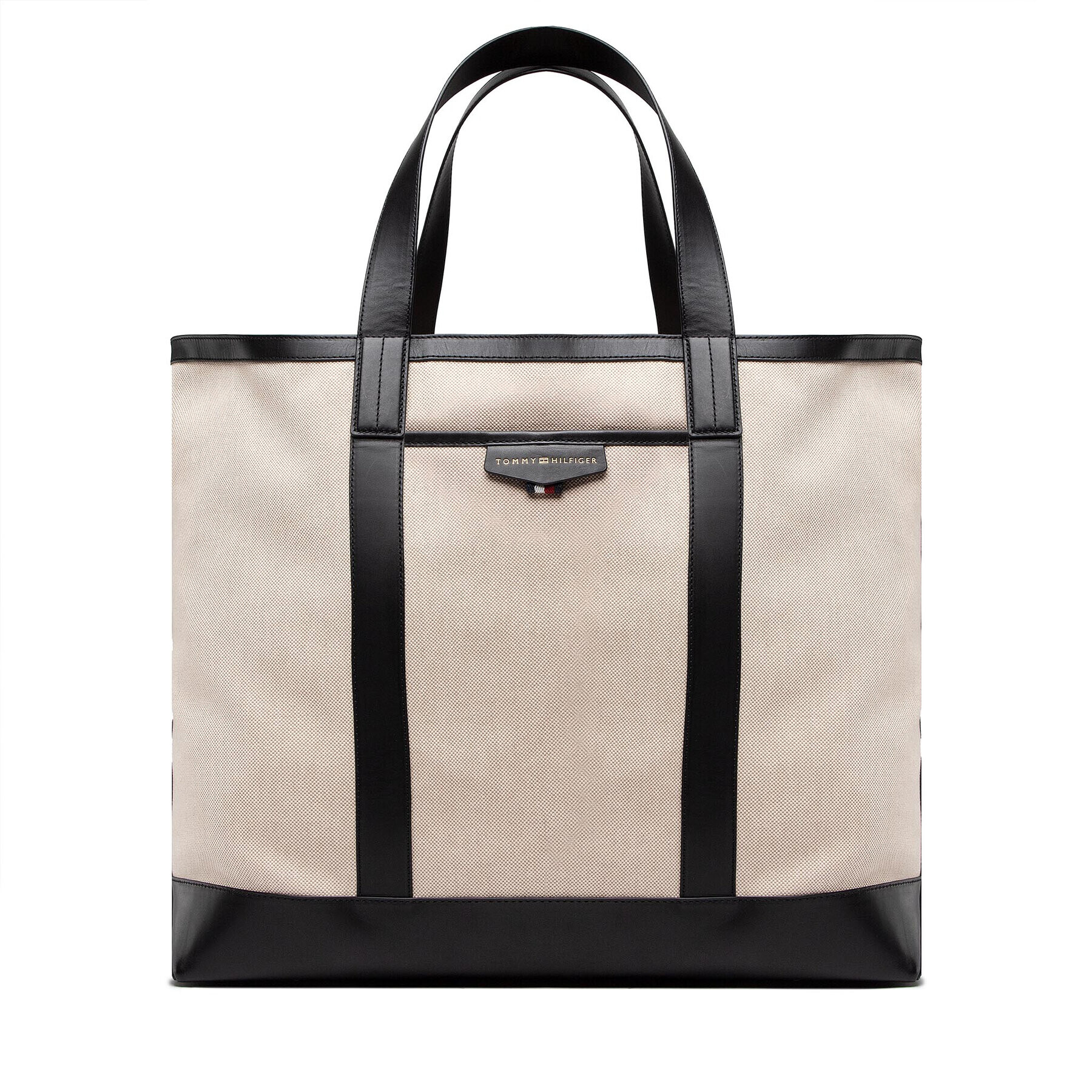 Tommy Hilfiger Сак Premium Canvas Tote AM0AM09501 Бежов - Pepit.bg