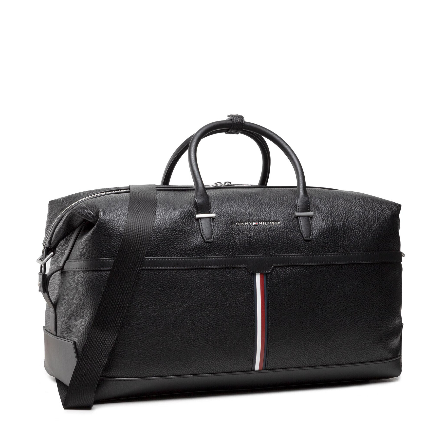 Tommy Hilfiger Сак Th Downtown Duffle Bag AM0AM08433 Черен - Pepit.bg