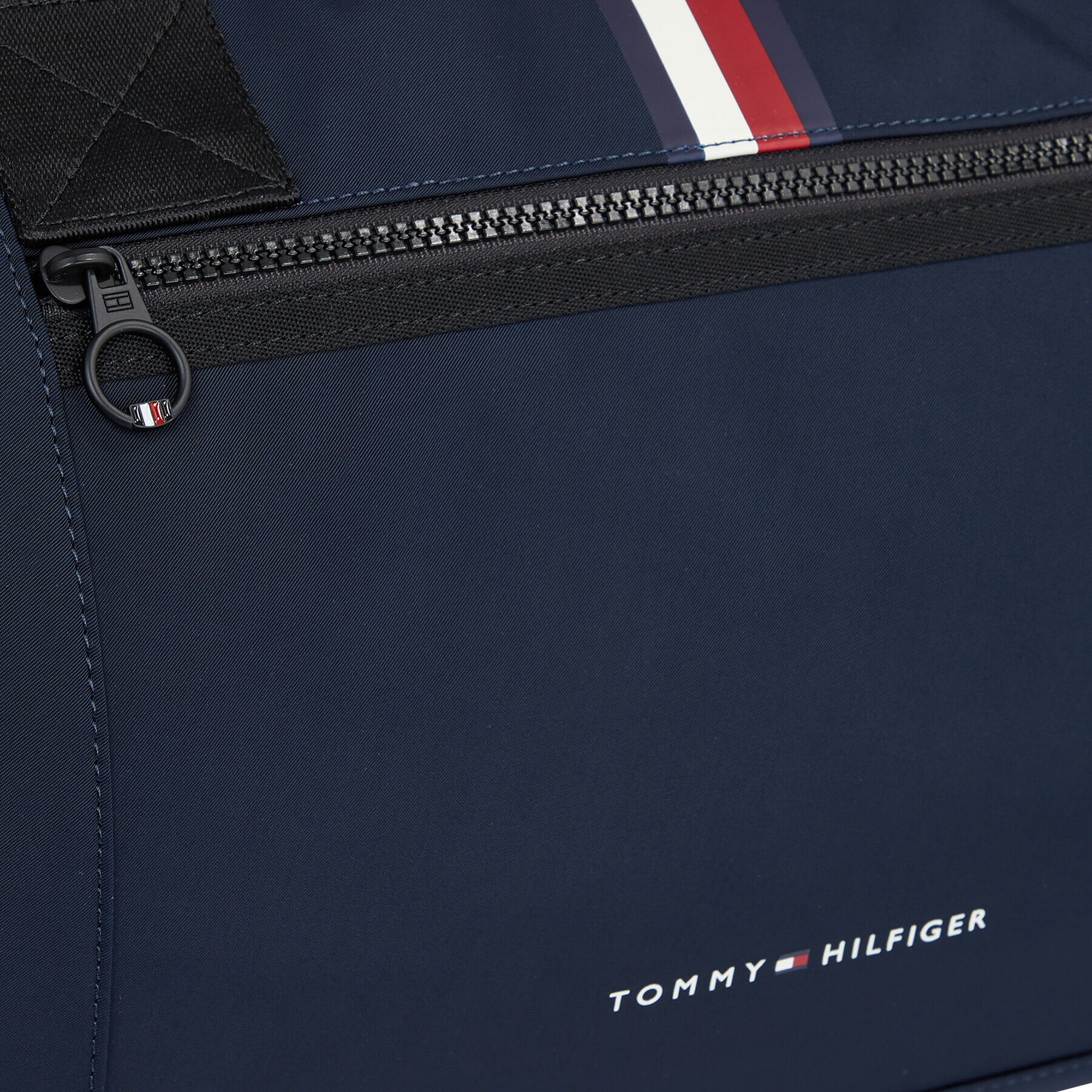 Tommy Hilfiger Сак Th Skyline Stripe Duffle AM0AM12089 Тъмносин - Pepit.bg