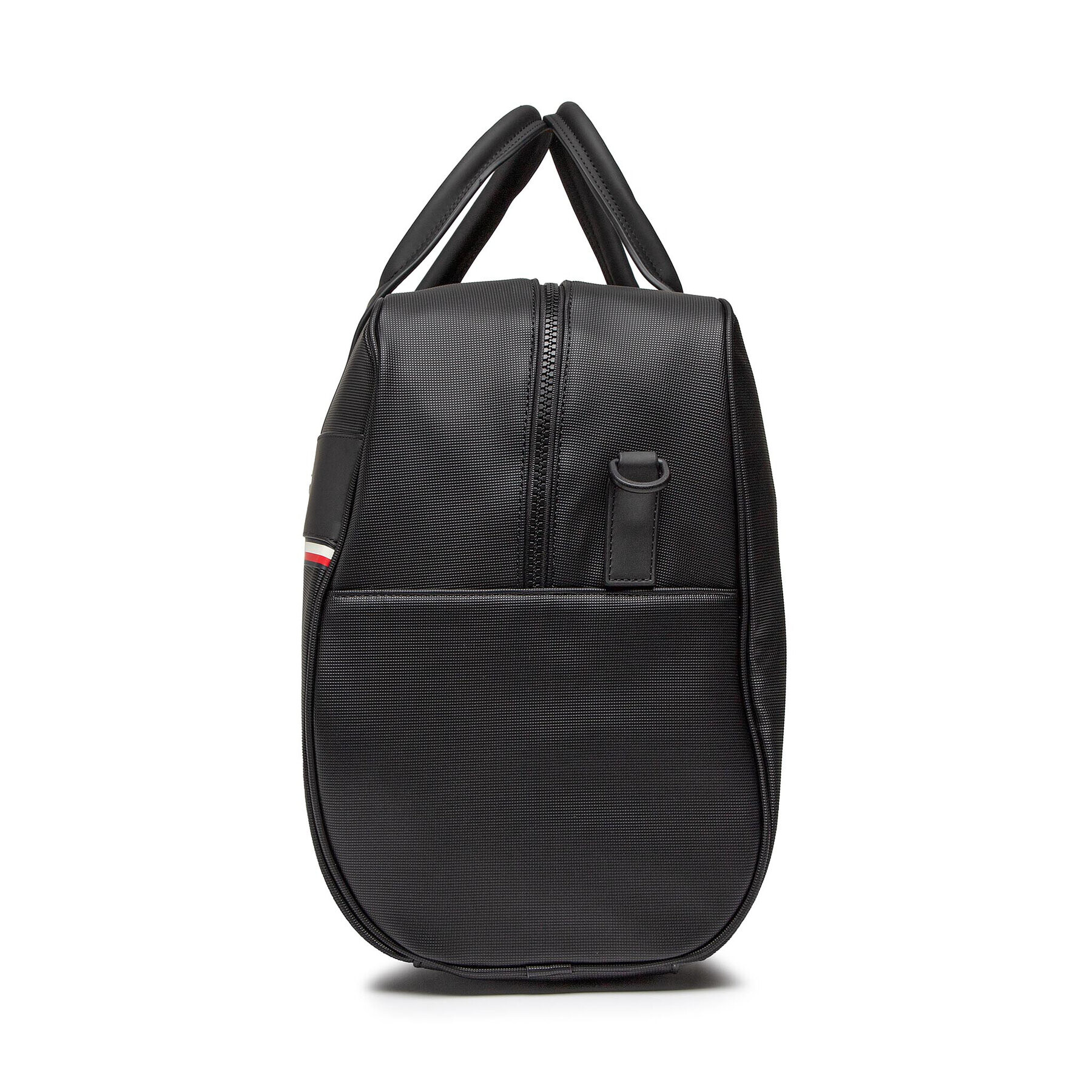Tommy Hilfiger Сак Th Stripe Duffle AM0AM10302 Черен - Pepit.bg