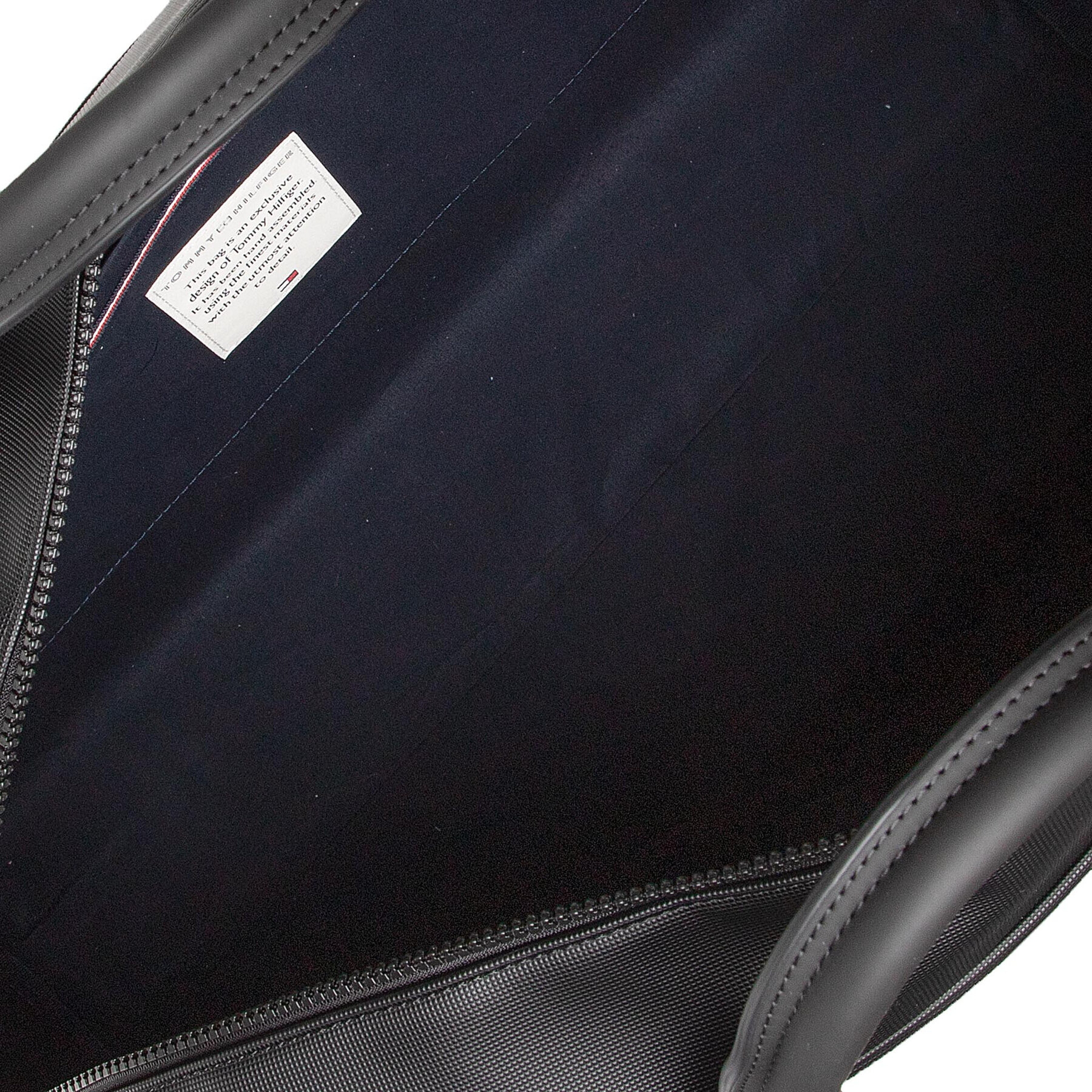 Tommy Hilfiger Сак Th Stripe Duffle AM0AM10302 Черен - Pepit.bg