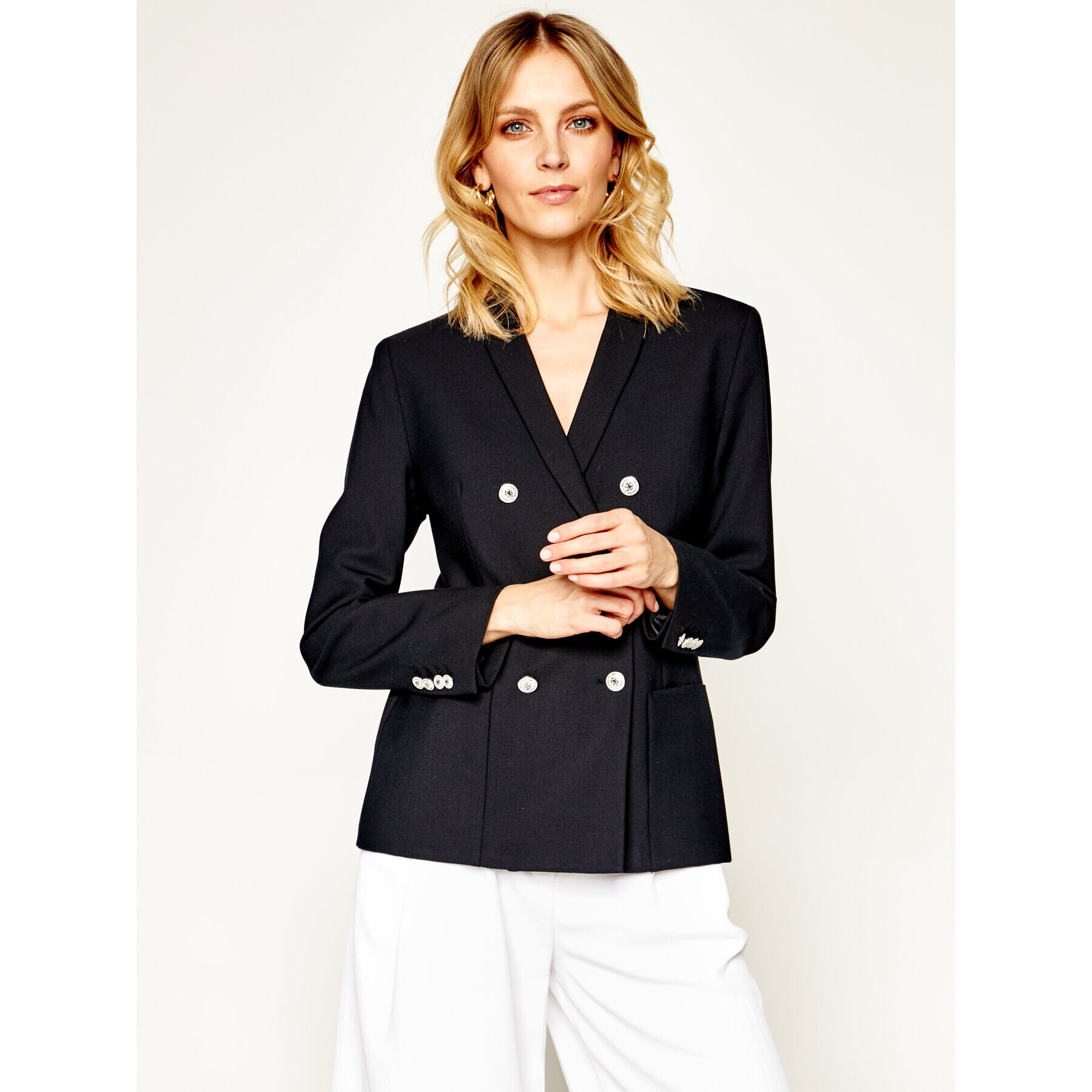 Tommy Hilfiger Сако WW0WW28011 Тъмносин Regular Fit - Pepit.bg