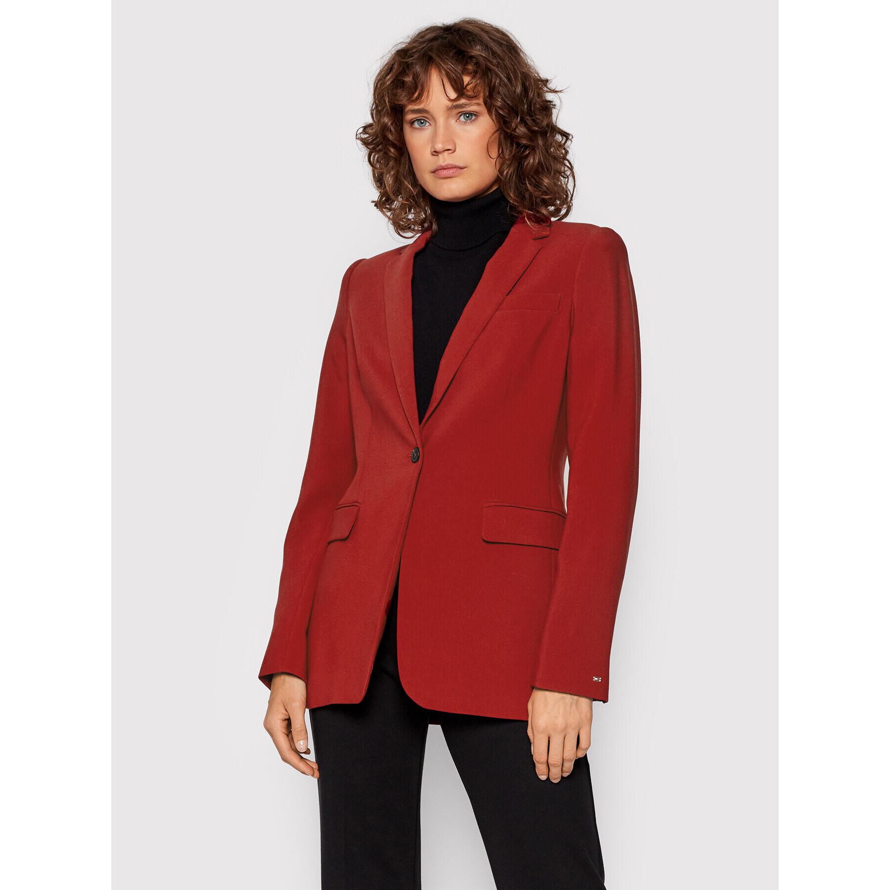 Tommy Hilfiger Сако WW0WW29497 Бордо Regular Fit - Pepit.bg