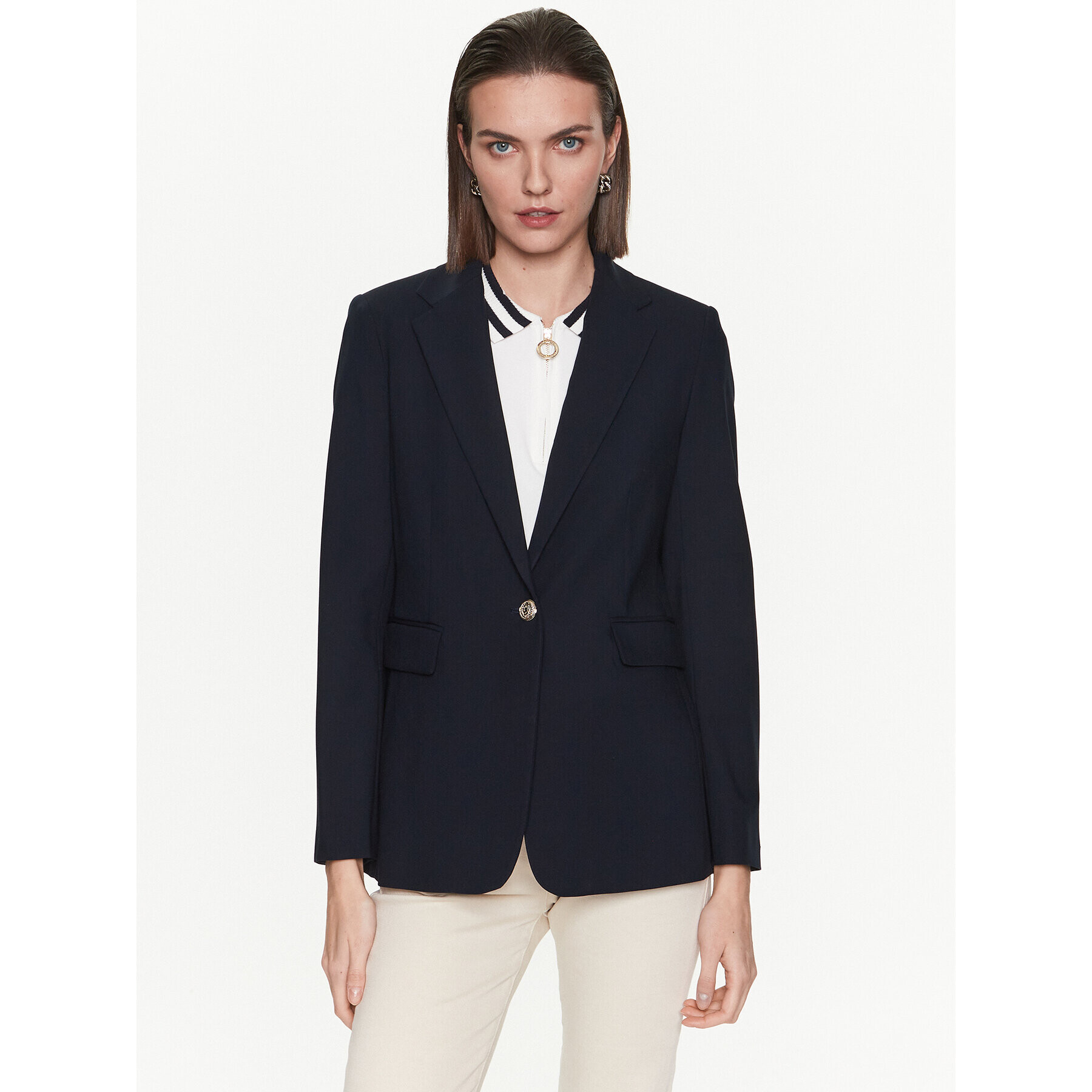 Tommy Hilfiger Сако WW0WW37780 Тъмносин Regular Fit - Pepit.bg