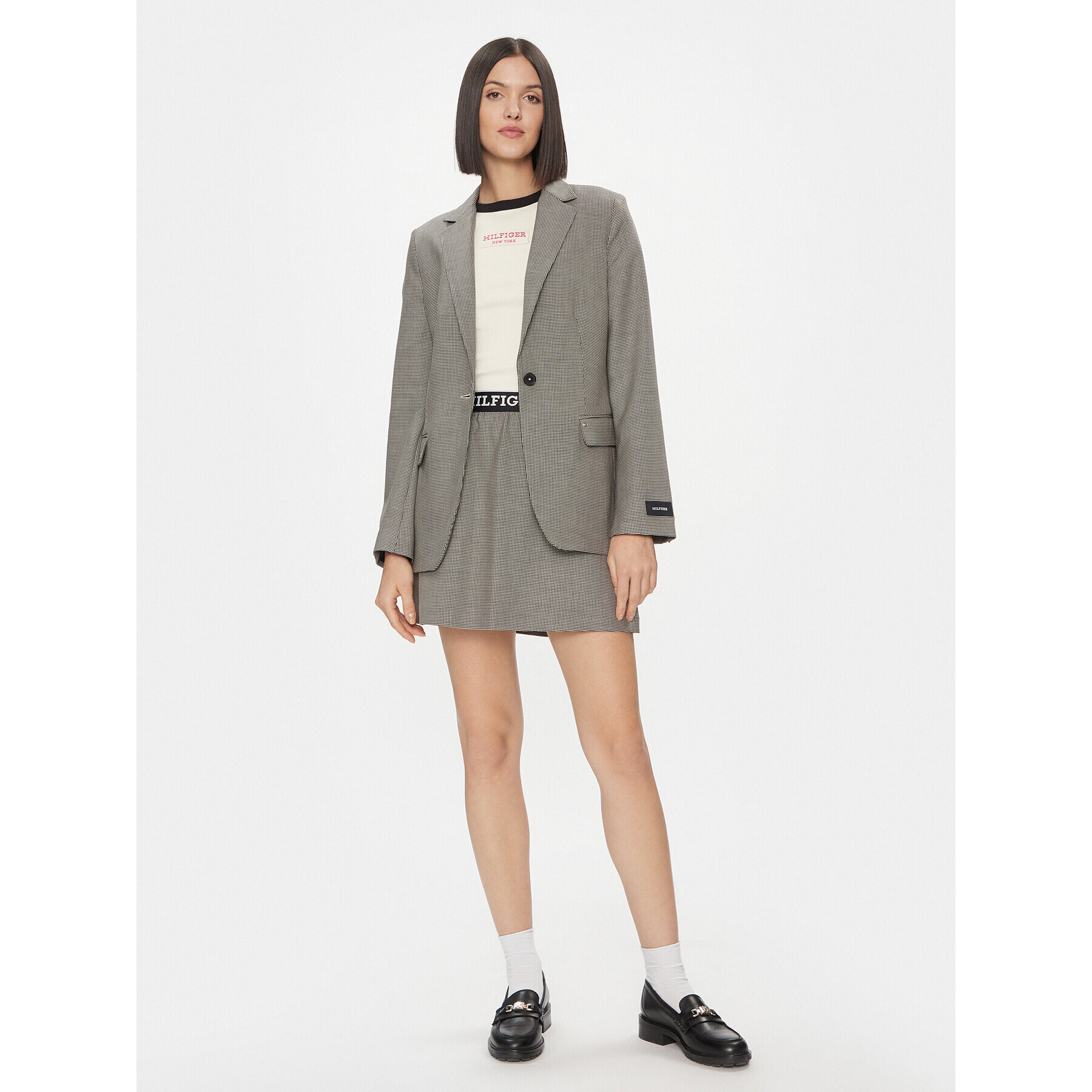 Tommy Hilfiger Сако WW0WW40496 Сив Regular Fit - Pepit.bg
