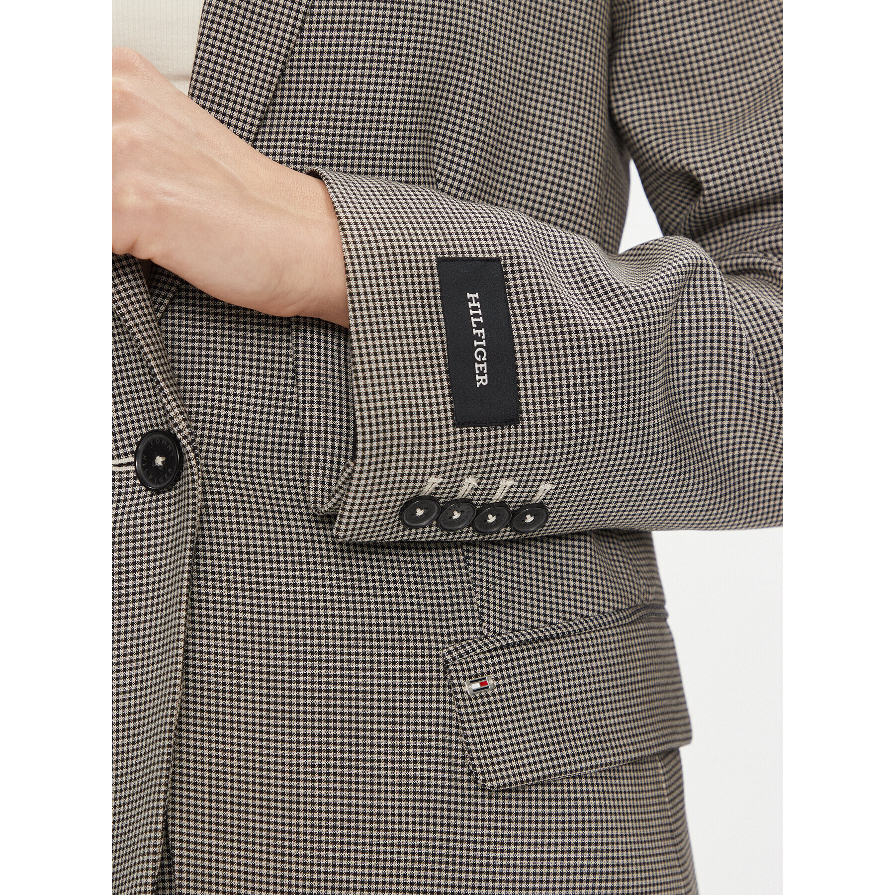 Tommy Hilfiger Сако WW0WW40496 Сив Regular Fit - Pepit.bg