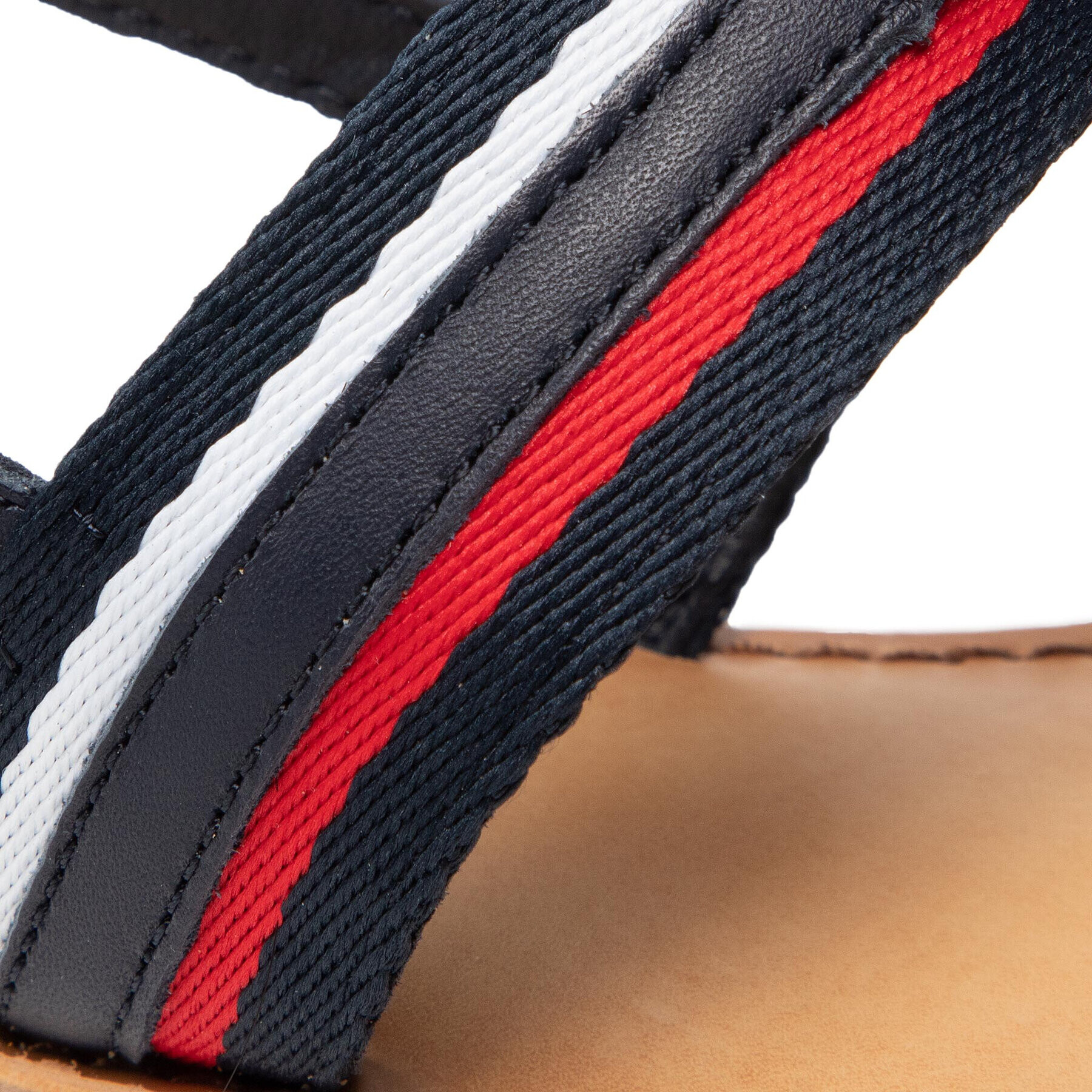 Tommy Hilfiger Сандали Corporate Webbing Flat Sandal FW0FW06232 Тъмносин - Pepit.bg