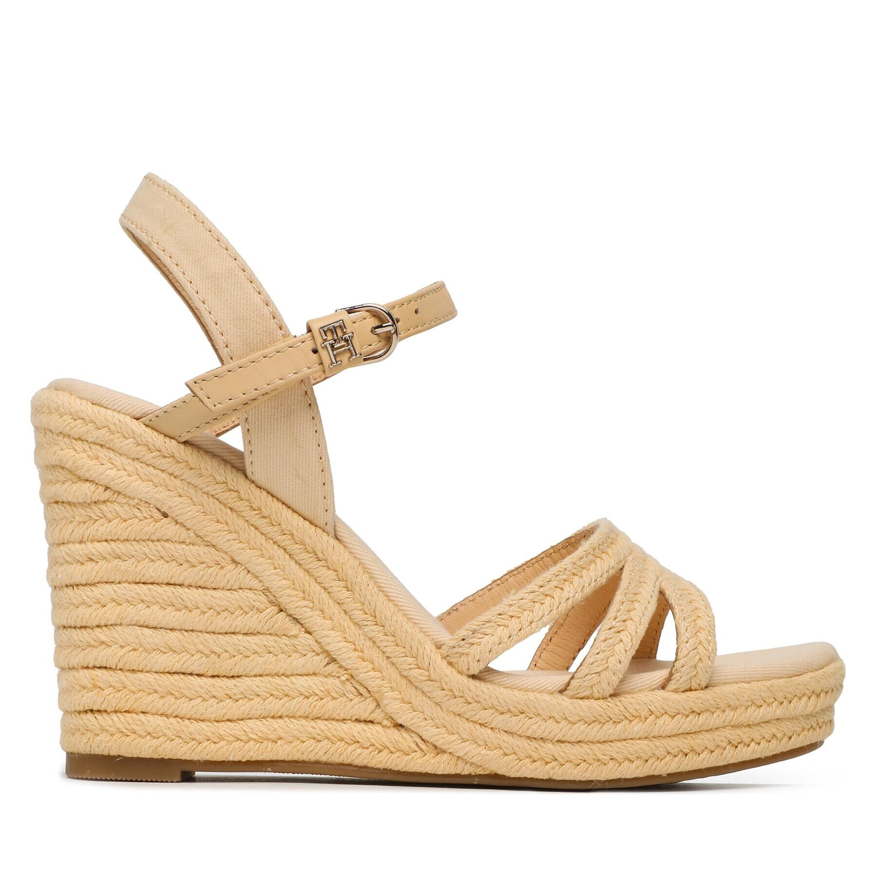Tommy Hilfiger Сандали Essential Wedge Sandal FW0FW07159 Бежов - Pepit.bg