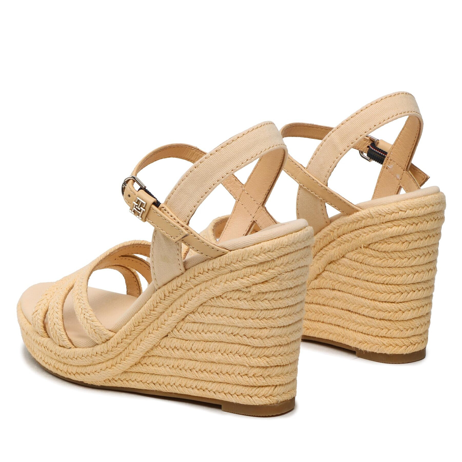 Tommy Hilfiger Сандали Essential Wedge Sandal FW0FW07159 Бежов - Pepit.bg