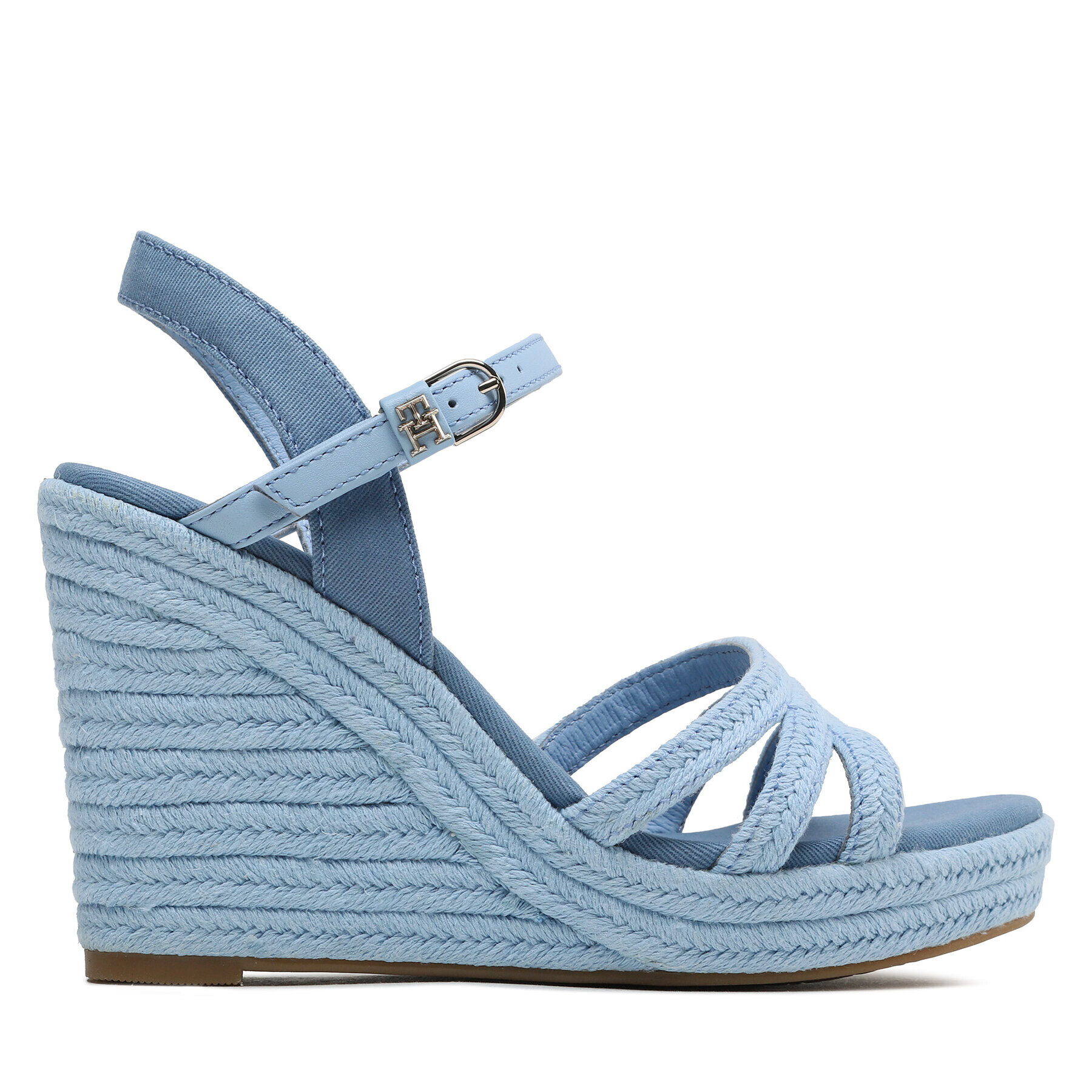 Tommy Hilfiger Сандали Essential Wedge Sandal FW0FW07159 Син - Pepit.bg