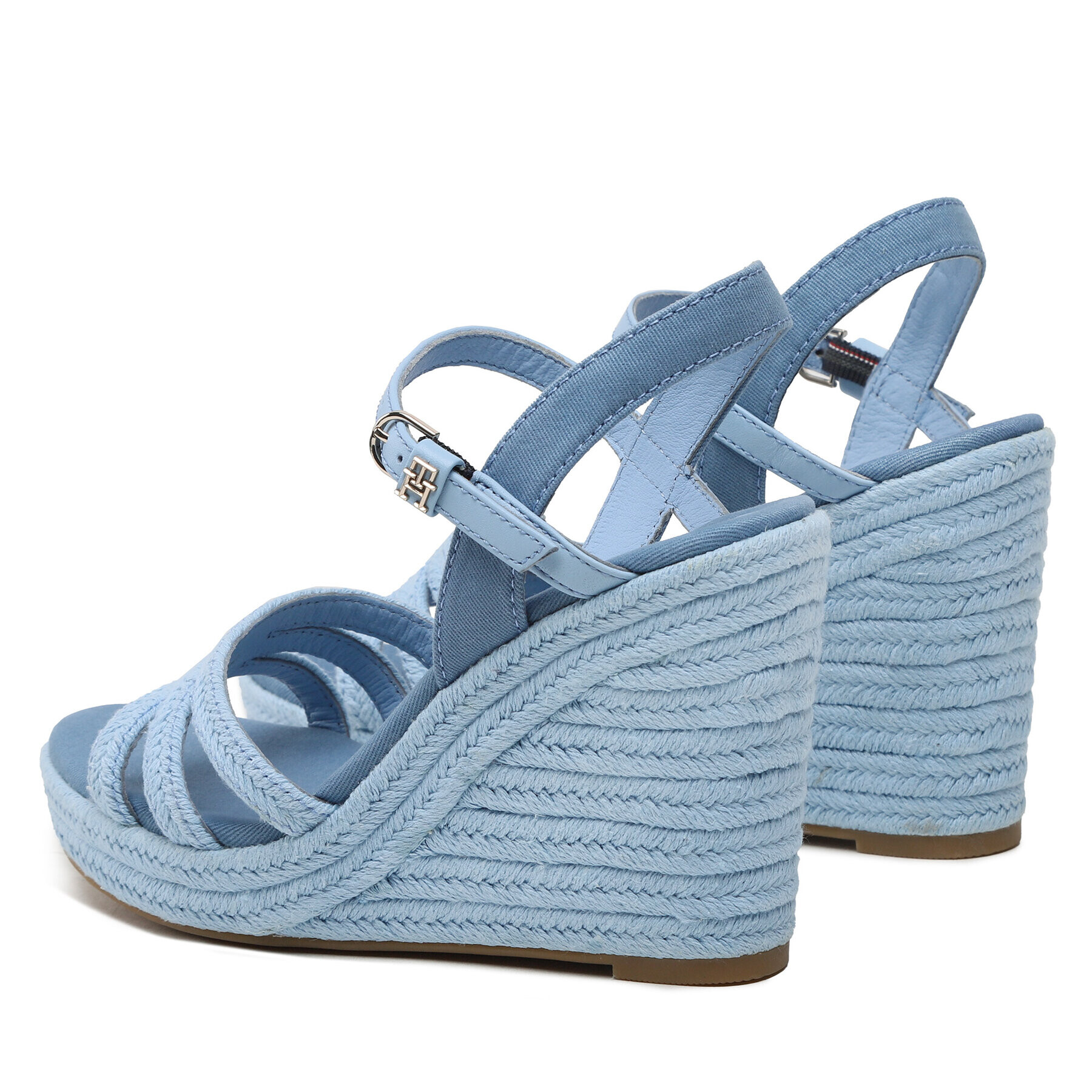 Tommy Hilfiger Сандали Essential Wedge Sandal FW0FW07159 Син - Pepit.bg