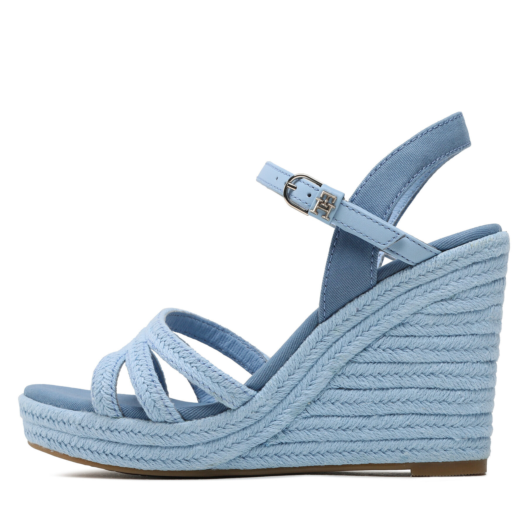 Tommy Hilfiger Сандали Essential Wedge Sandal FW0FW07159 Син - Pepit.bg