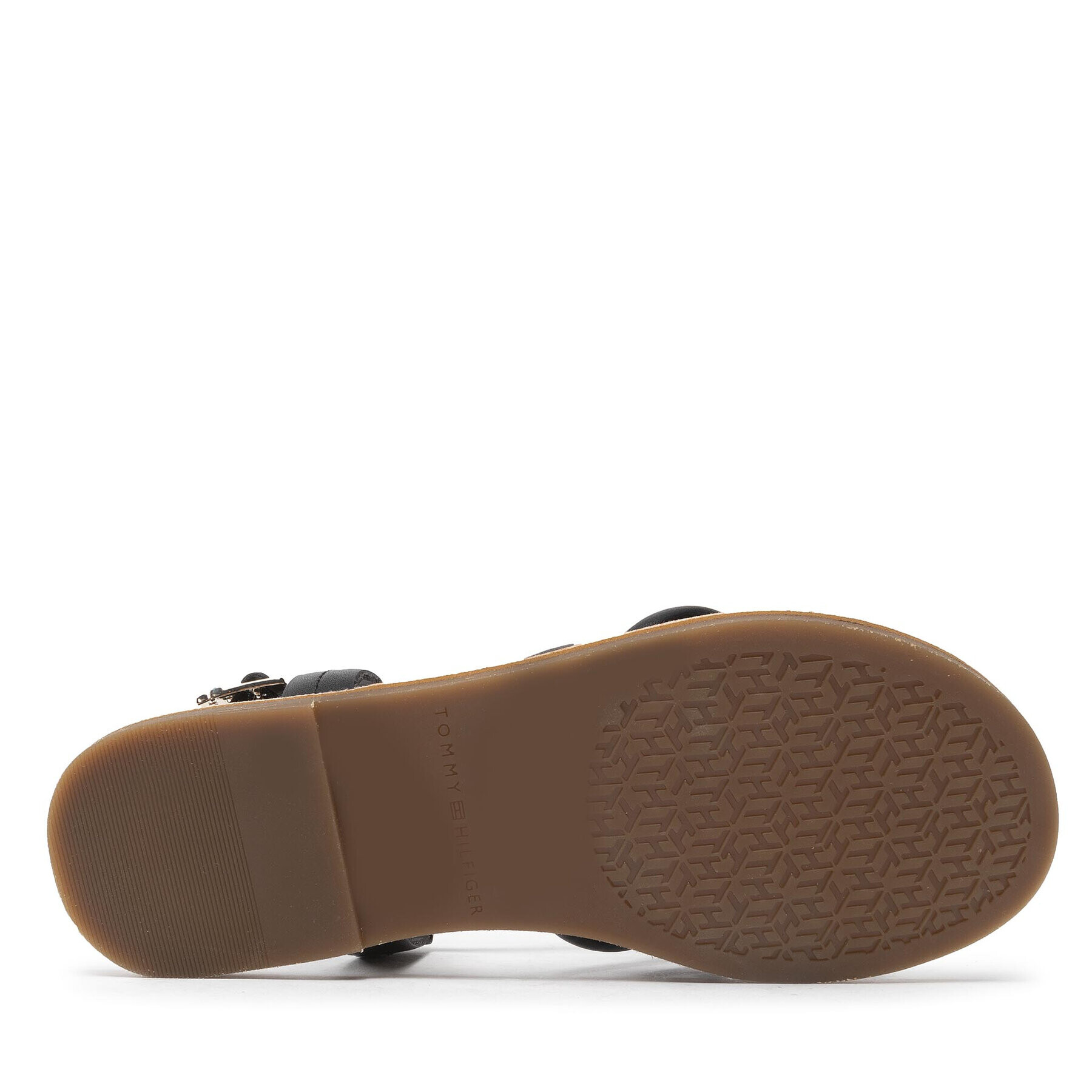 Tommy Hilfiger Сандали Flat Strappy Sandal FW0FW06668 Черен - Pepit.bg