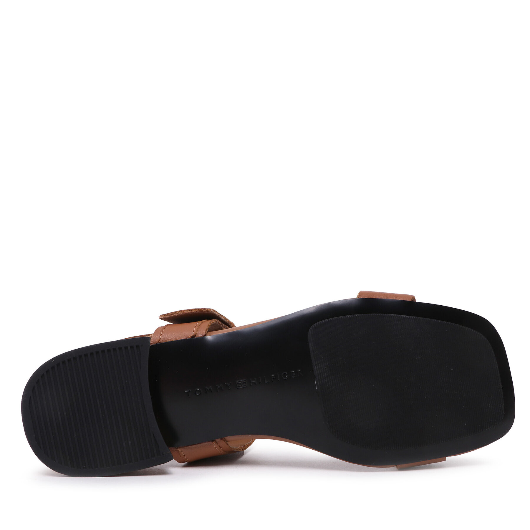 Tommy Hilfiger Сандали Hardware Flat Sandal FW0FW07094 Кафяв - Pepit.bg