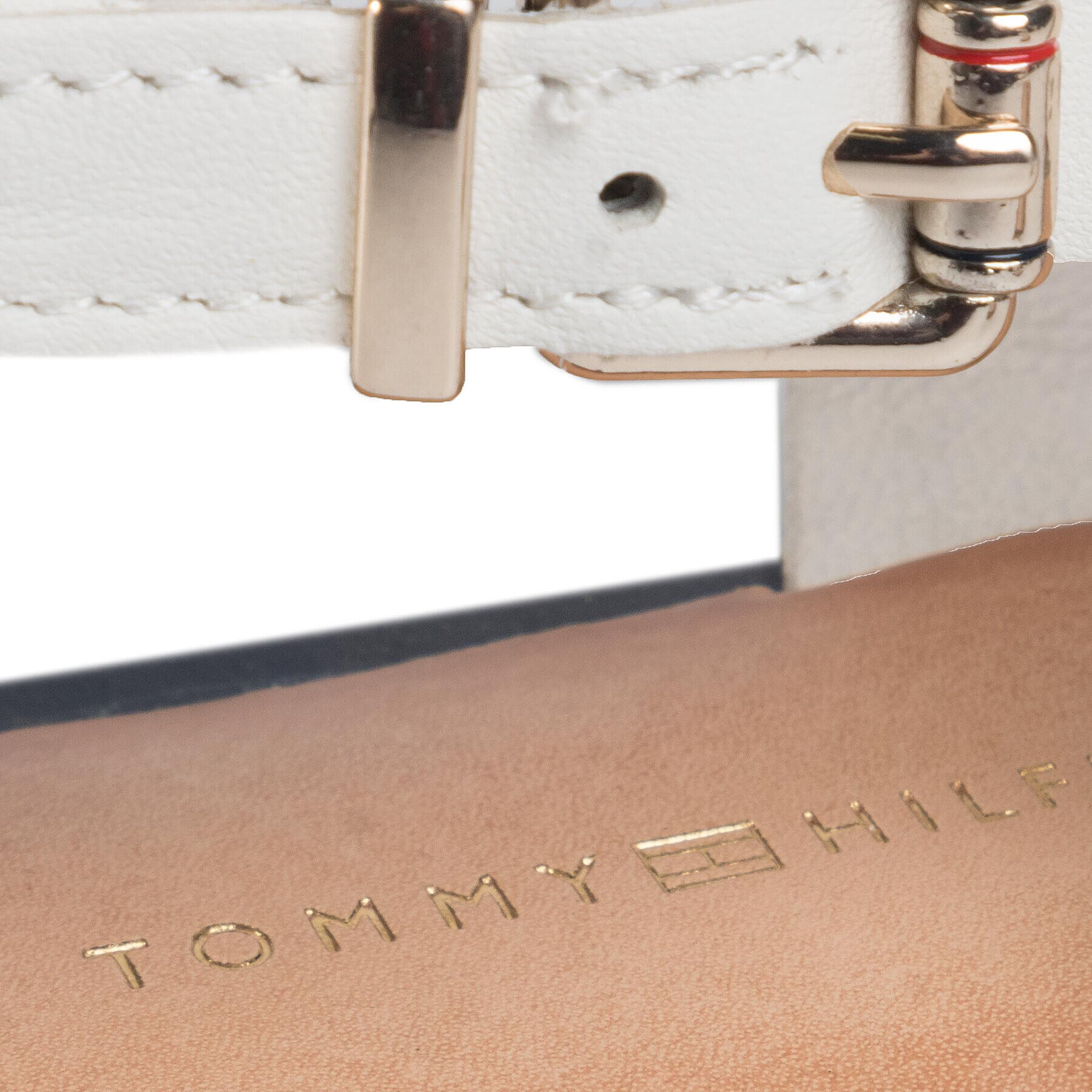 Tommy Hilfiger Сандали Iconic Flat Strappy Sandal FW0FW04873 Бял - Pepit.bg