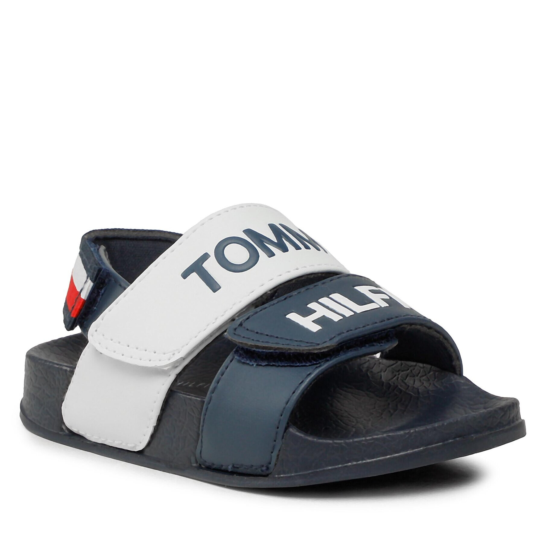 Tommy Hilfiger Сандали Logo Velcro Sandal T1B2-32925-1172 M Тъмносин - Pepit.bg