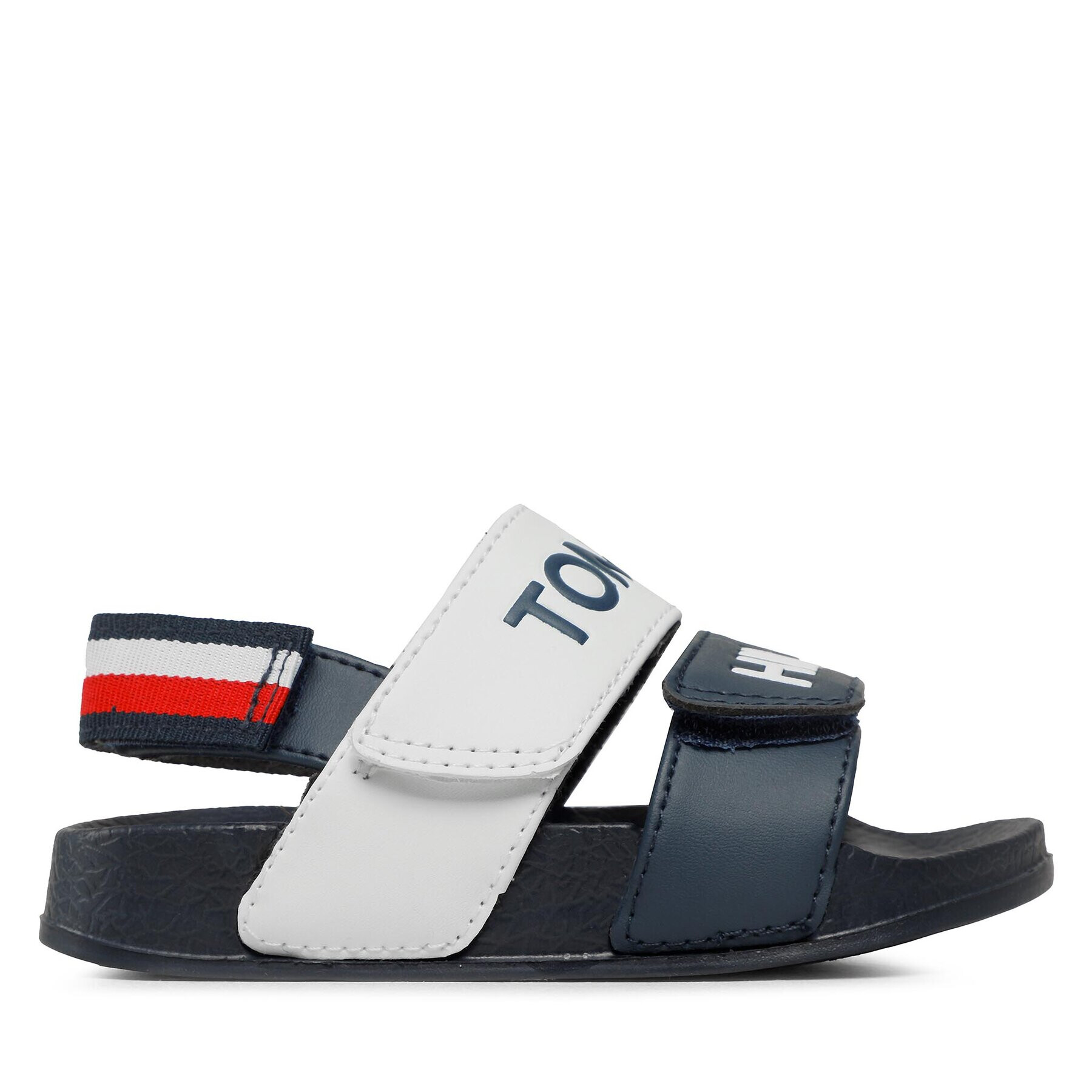 Tommy Hilfiger Сандали Logo Velcro Sandal T1B2-32925-1172 M Тъмносин - Pepit.bg