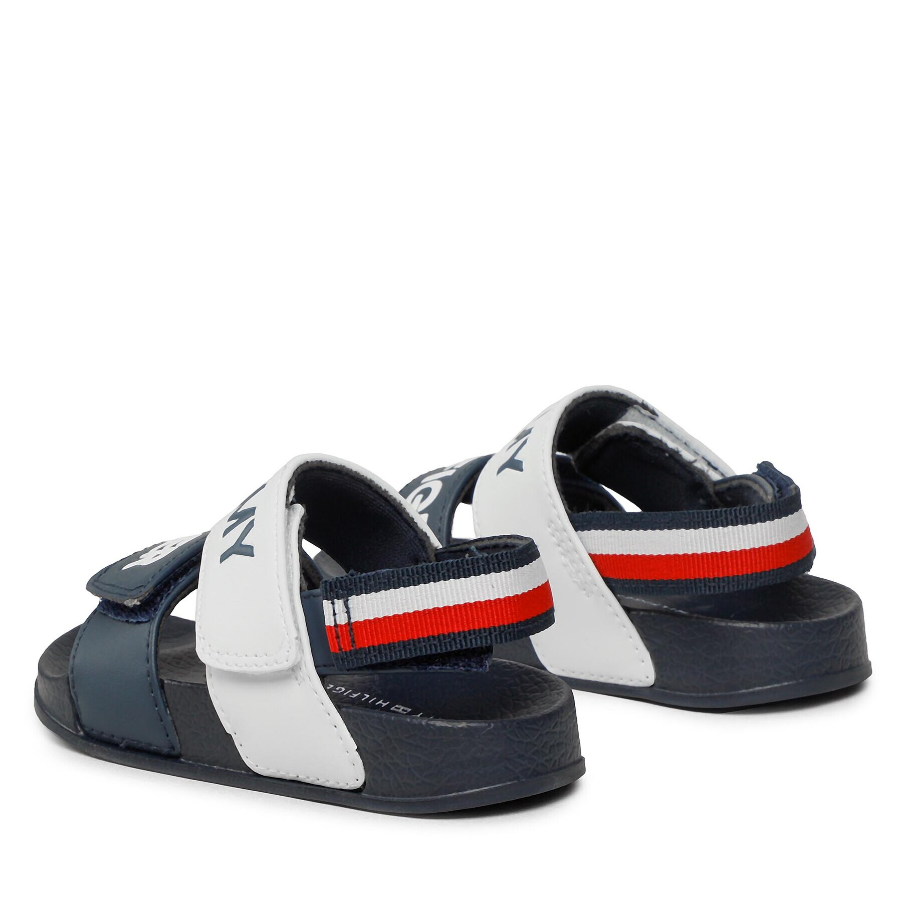 Tommy Hilfiger Сандали Logo Velcro Sandal T1B2-32925-1172 M Тъмносин - Pepit.bg