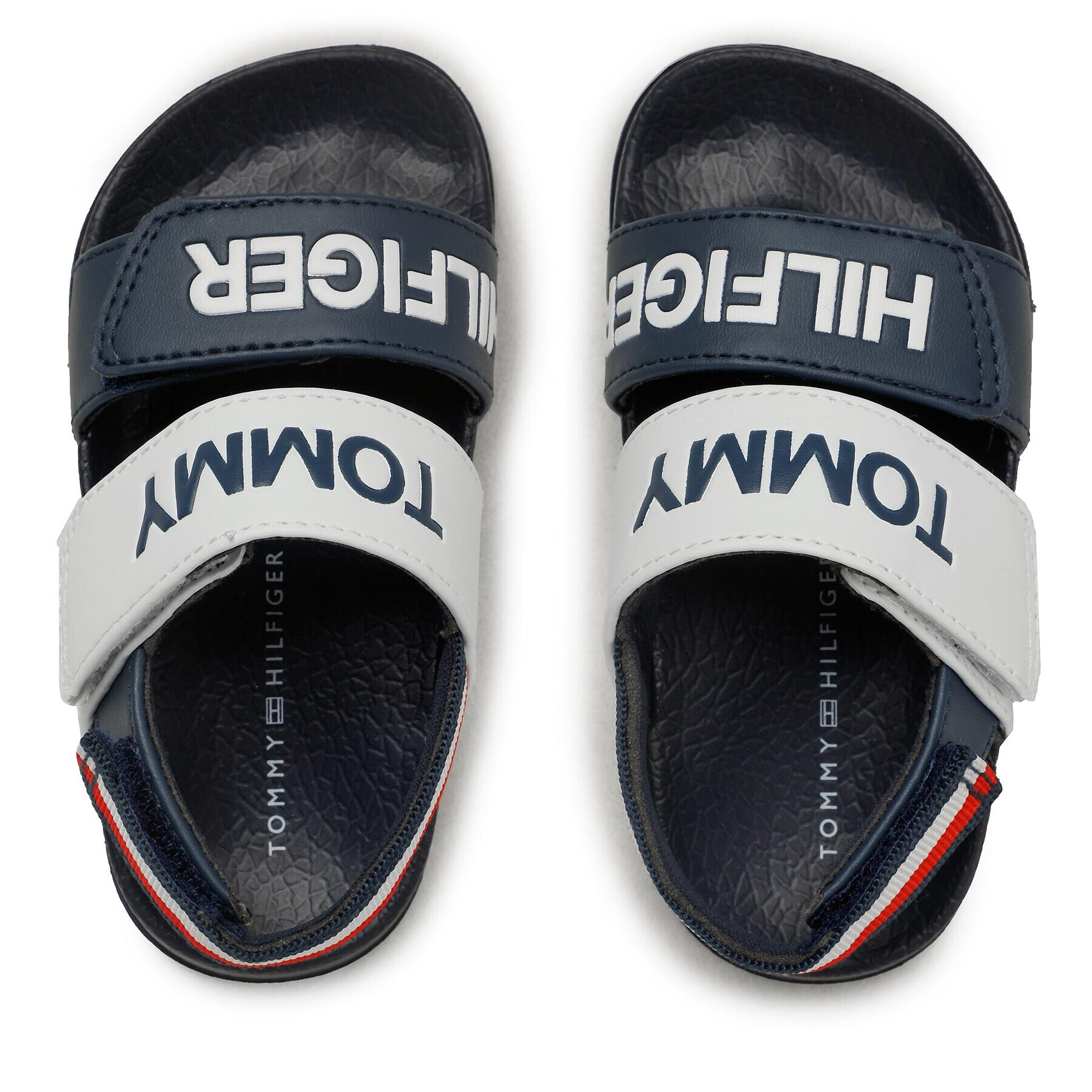 Tommy Hilfiger Сандали Logo Velcro Sandal T1B2-32925-1172 M Тъмносин - Pepit.bg