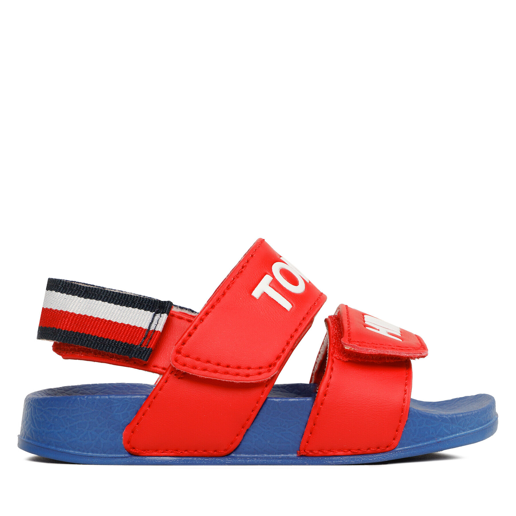 Tommy Hilfiger Сандали Logo Velcro Sandal T1B2-32927-1172 M Червен - Pepit.bg