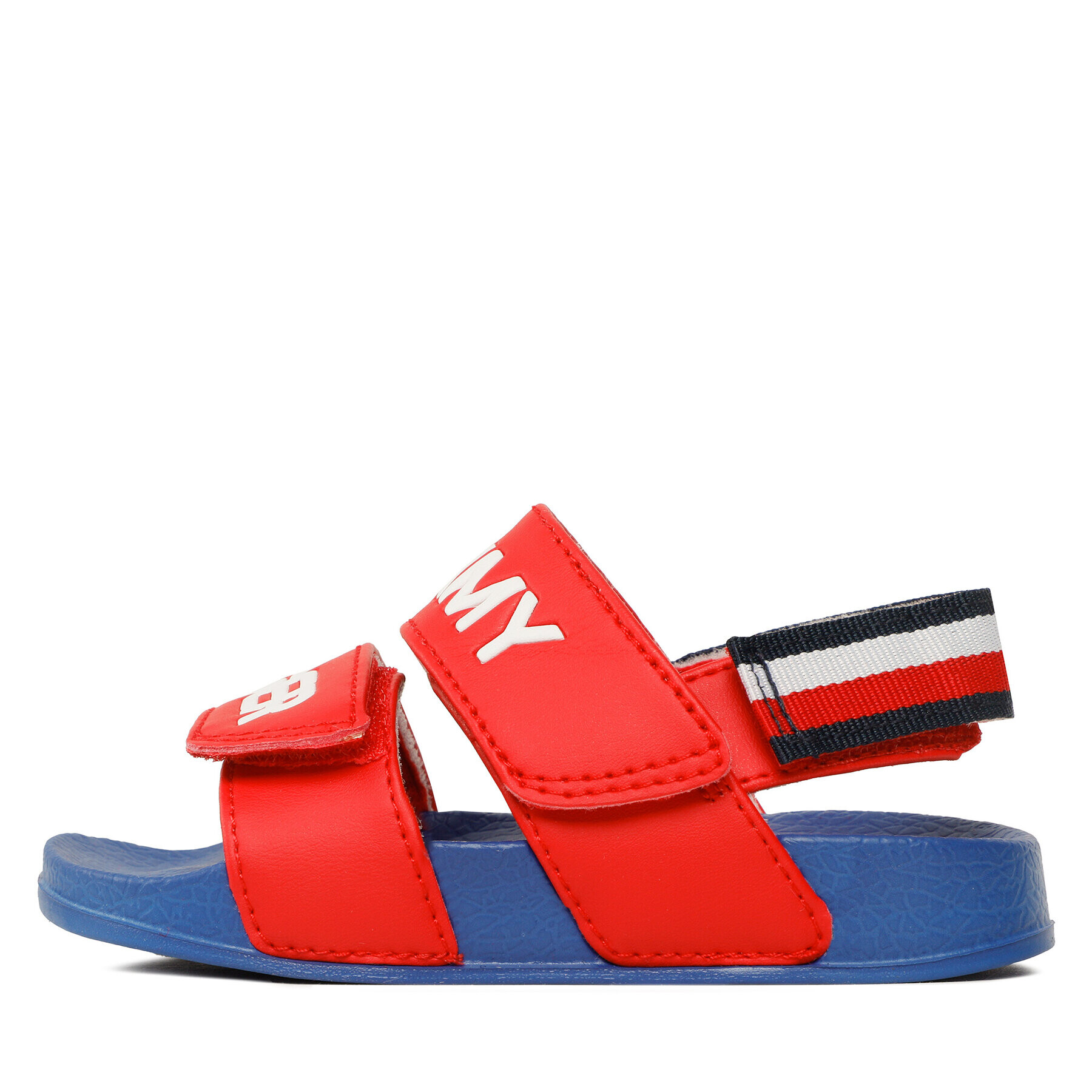 Tommy Hilfiger Сандали Logo Velcro Sandal T1B2-32927-1172 M Червен - Pepit.bg