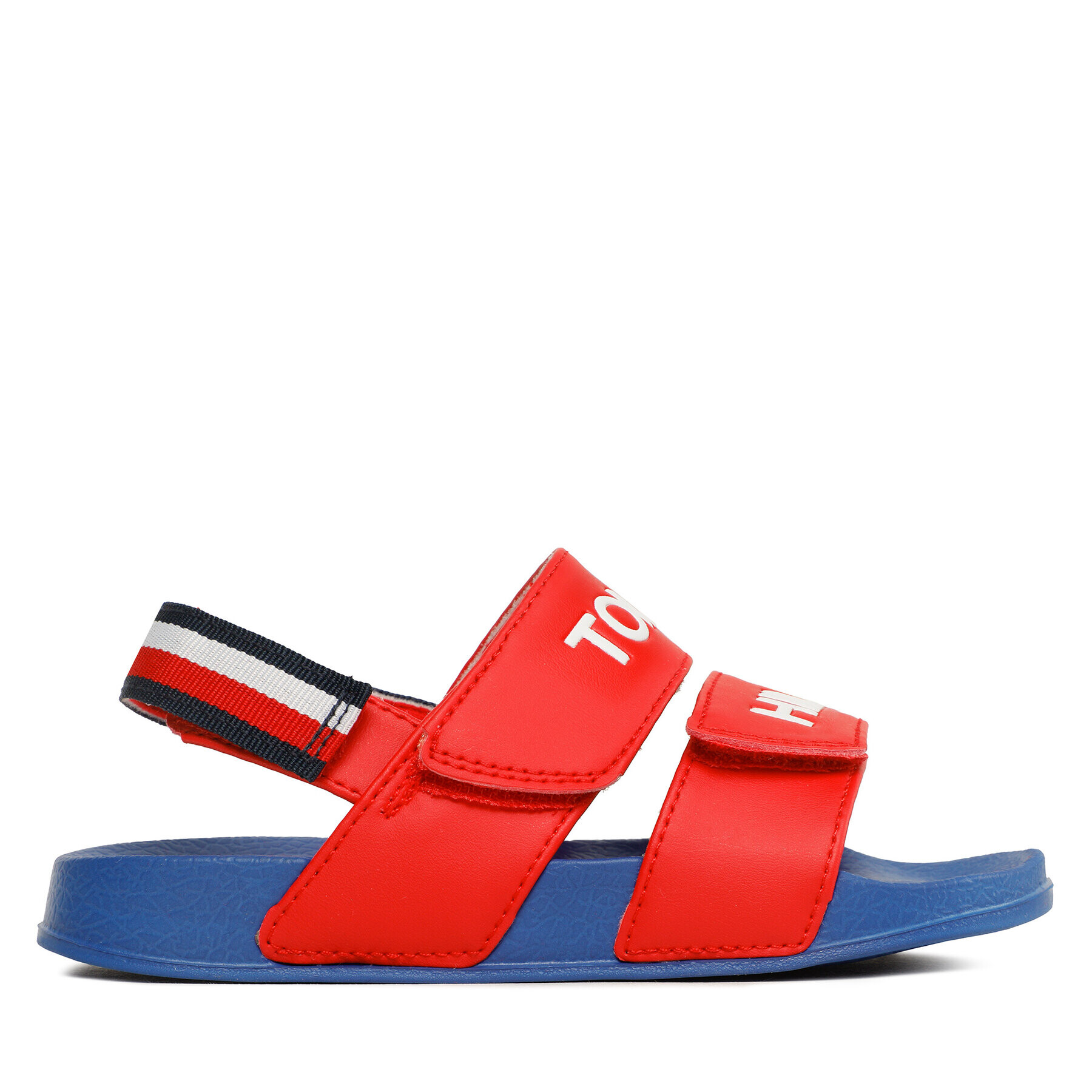 Tommy Hilfiger Сандали Logo Velcro Sandal T1B2-32927-1172 S Червен - Pepit.bg