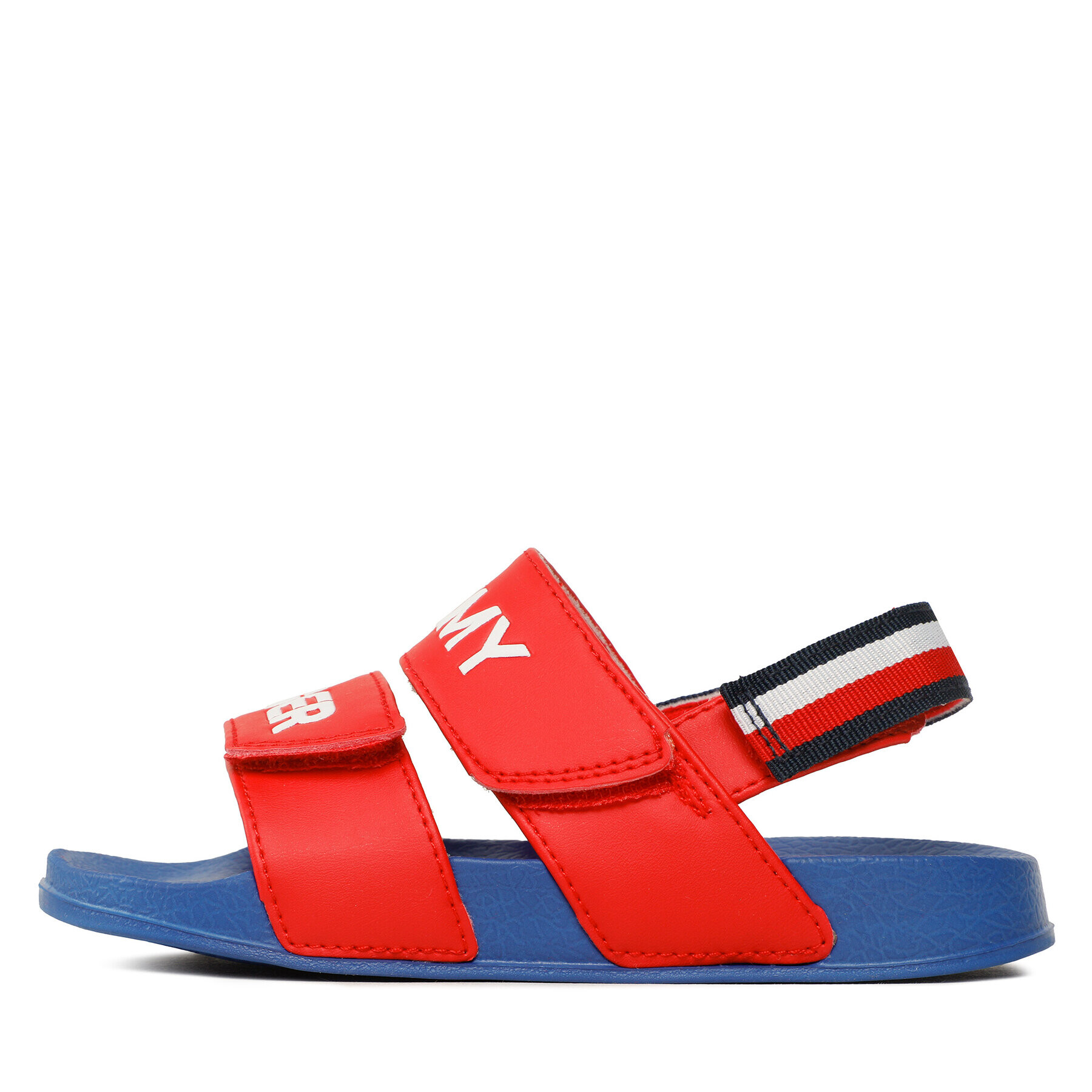 Tommy Hilfiger Сандали Logo Velcro Sandal T1B2-32927-1172 S Червен - Pepit.bg