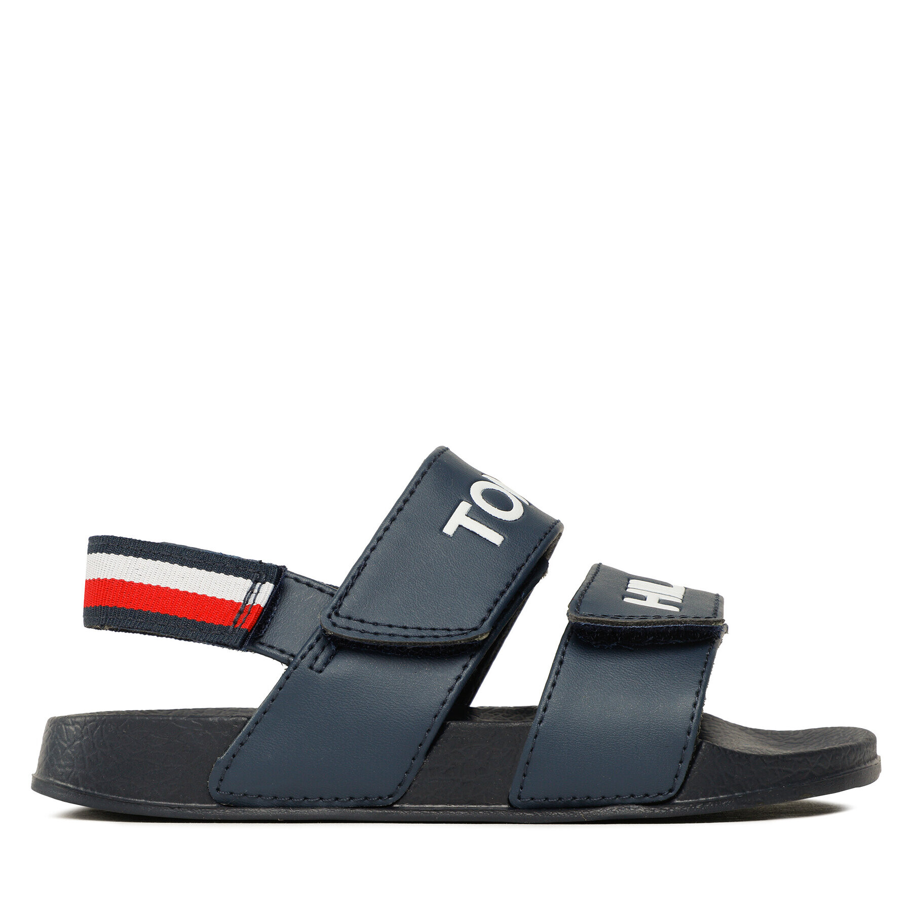 Tommy Hilfiger Сандали Logo Velcro Sandal T1B2-32927-1172 S Тъмносин - Pepit.bg