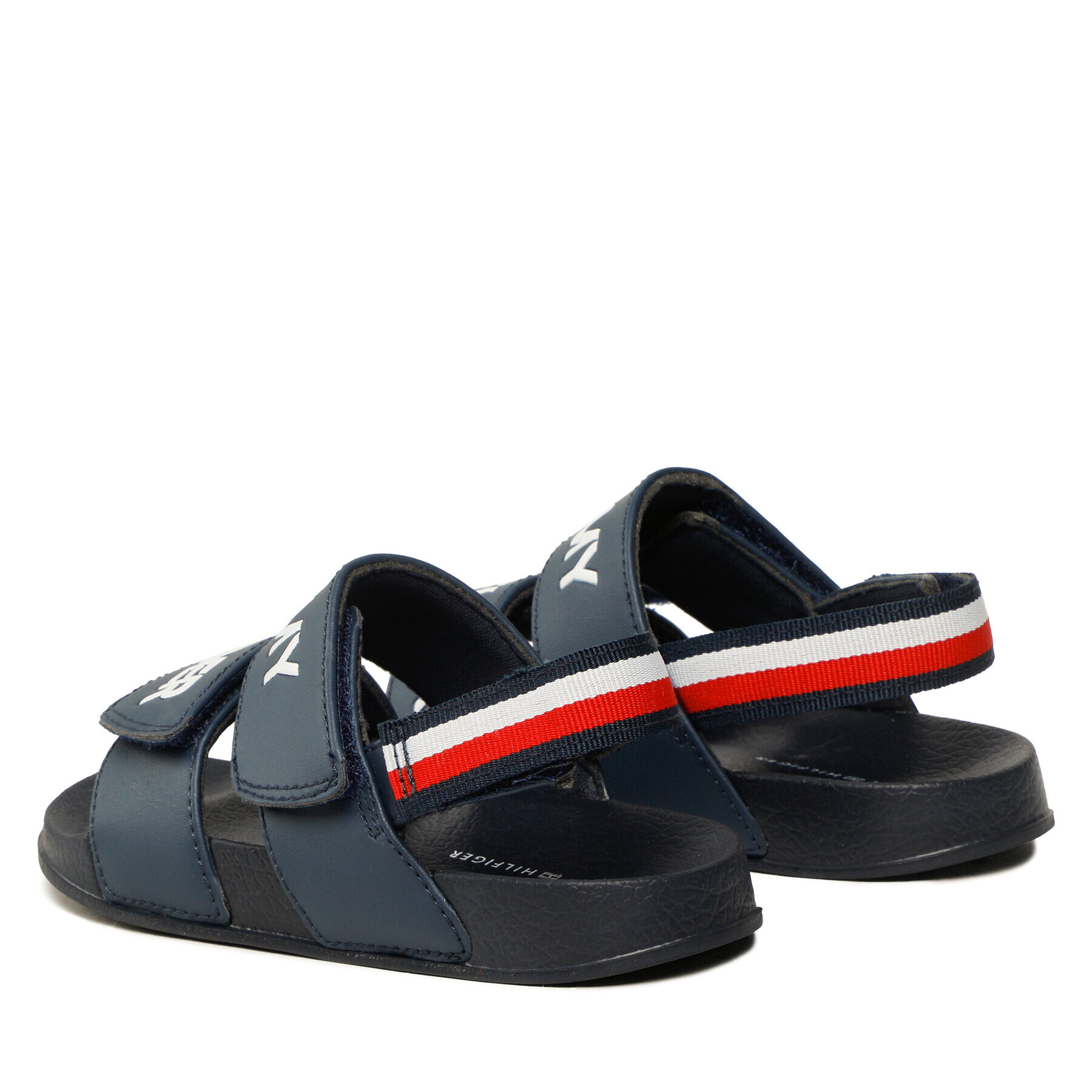 Tommy Hilfiger Сандали Logo Velcro Sandal T1B2-32927-1172 S Тъмносин - Pepit.bg