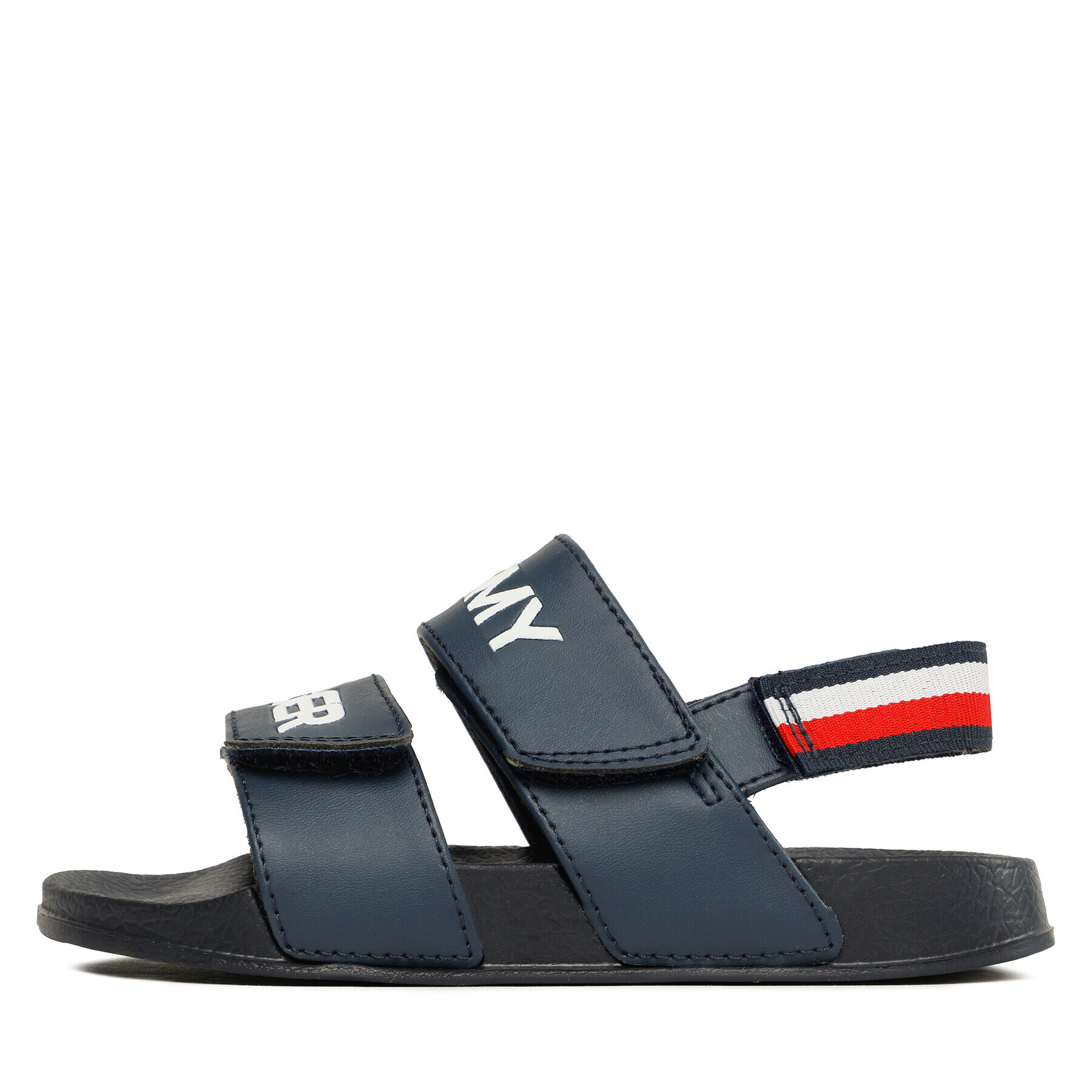 Tommy Hilfiger Сандали Logo Velcro Sandal T1B2-32927-1172 S Тъмносин - Pepit.bg