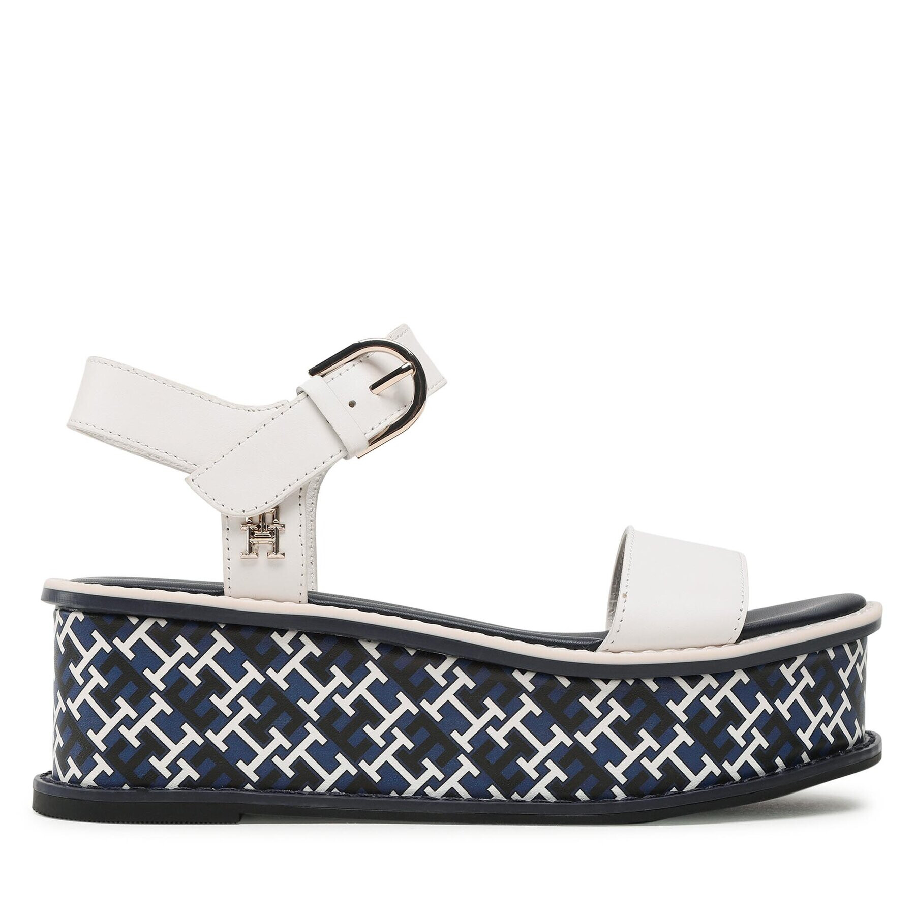 Tommy Hilfiger Сандали New Artisanal Flatform FW0FW07022 Бял - Pepit.bg