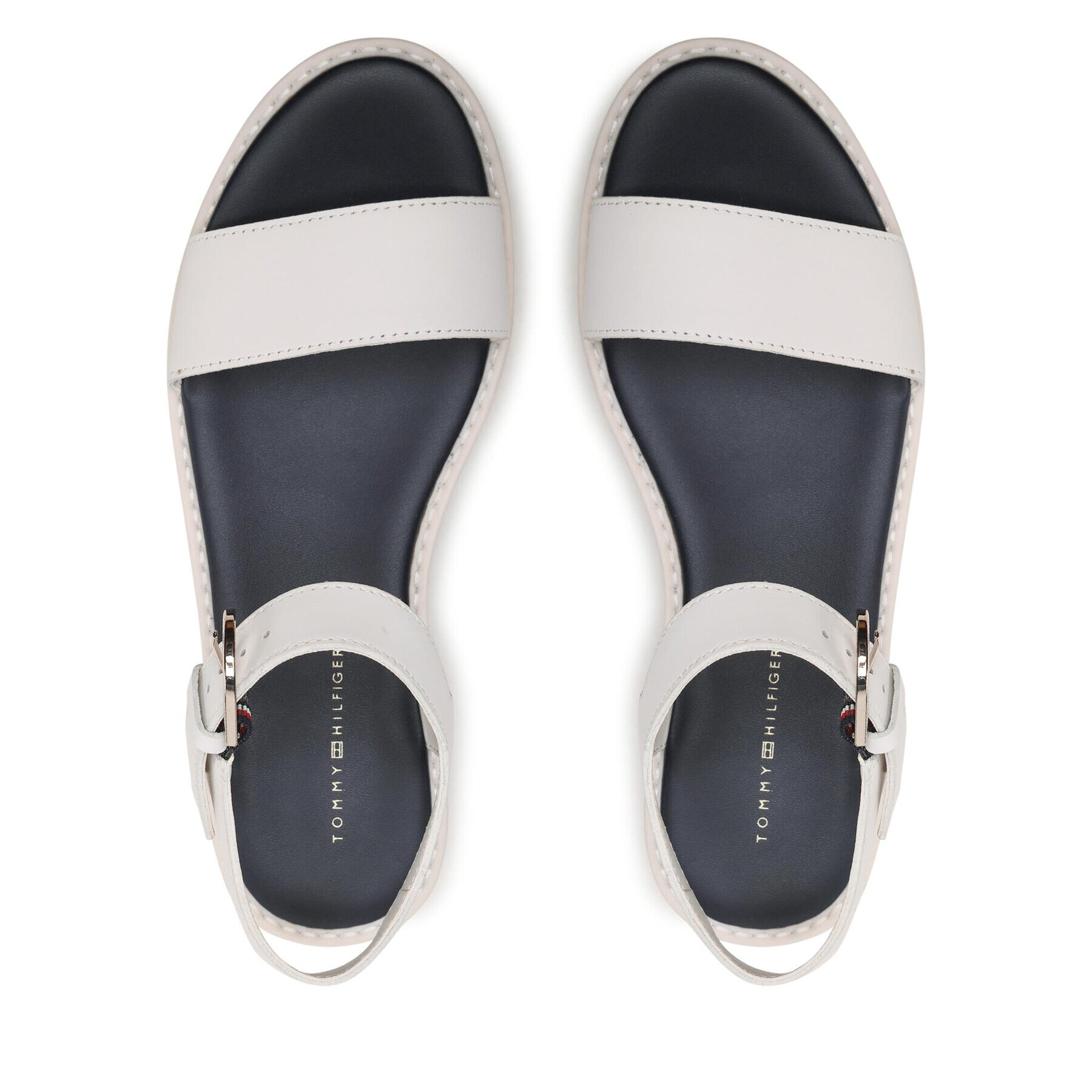Tommy Hilfiger Сандали New Artisanal Flatform FW0FW07022 Бял - Pepit.bg
