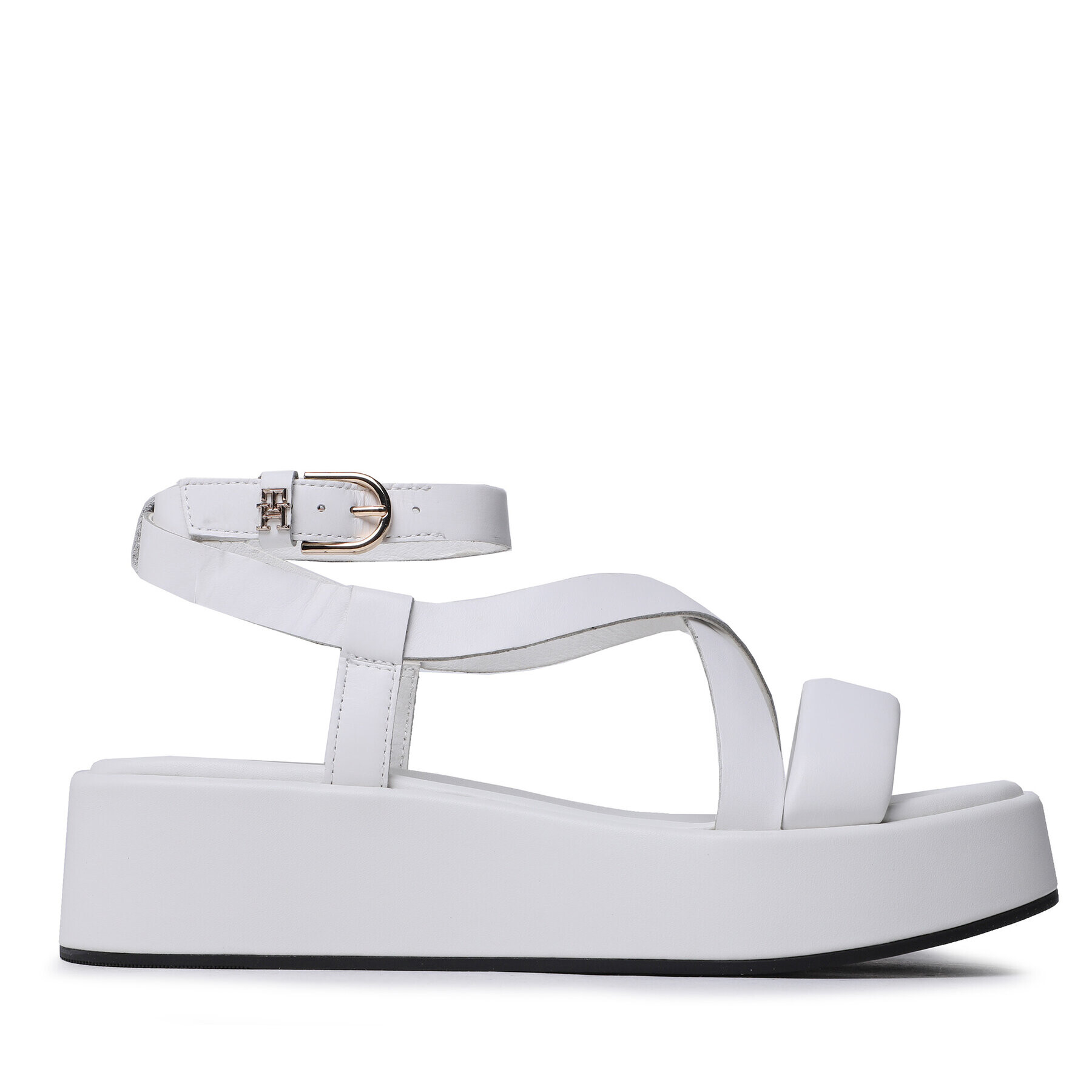 Tommy Hilfiger Сандали New Flatform Strap FW0FW07245 Бял - Pepit.bg