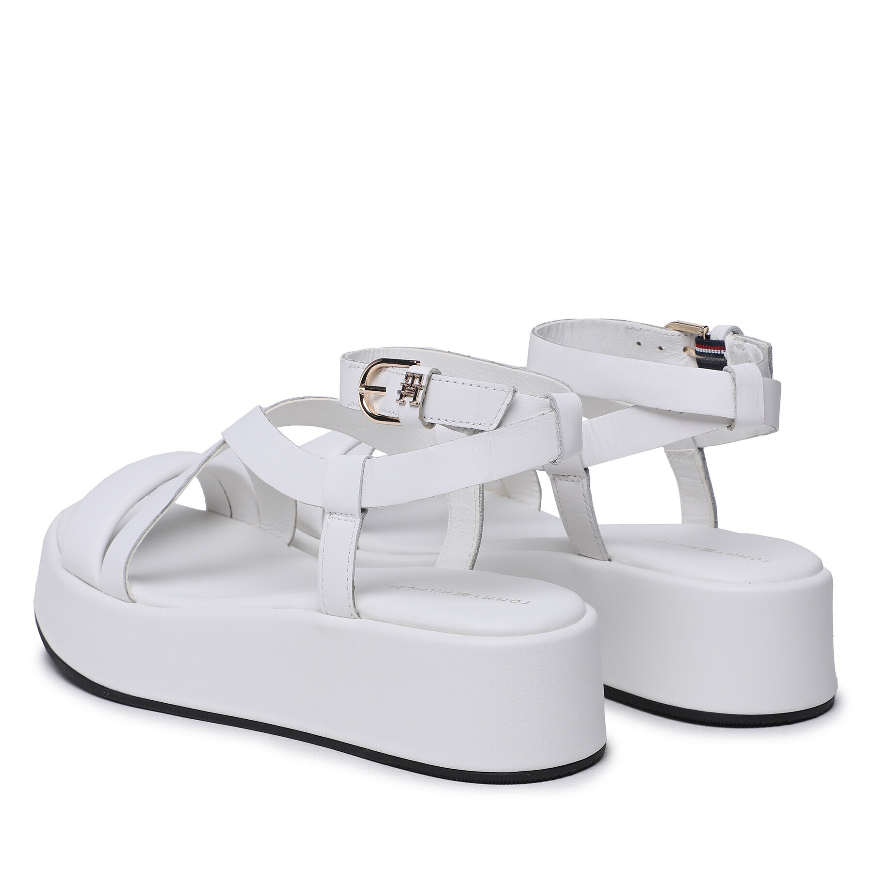Tommy Hilfiger Сандали New Flatform Strap FW0FW07245 Бял - Pepit.bg