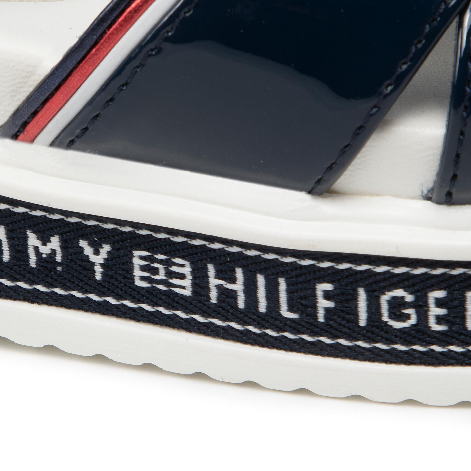 Tommy Hilfiger Сандали Platform Velcro Sandal T3A2-32178-0774 M Тъмносин - Pepit.bg